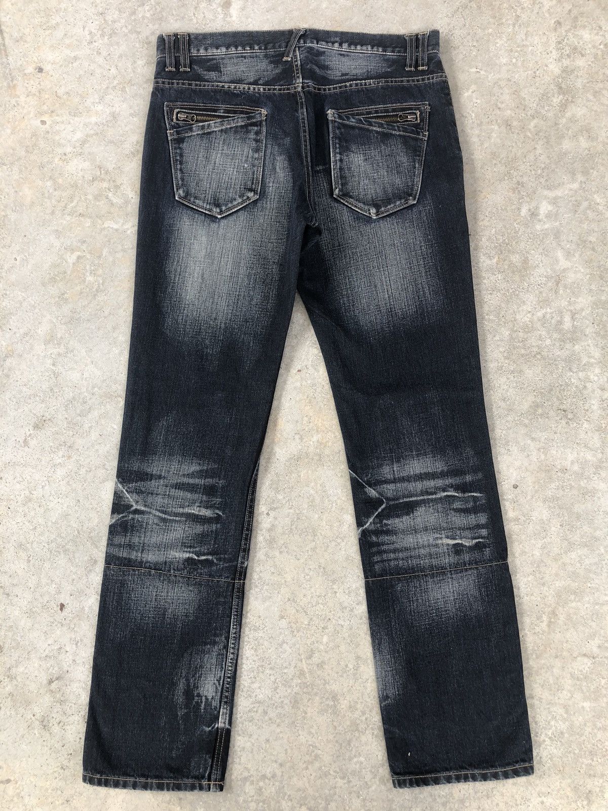 PPFM PPFM Distressed Jeans Size US 33 - 2 Thumbnail
