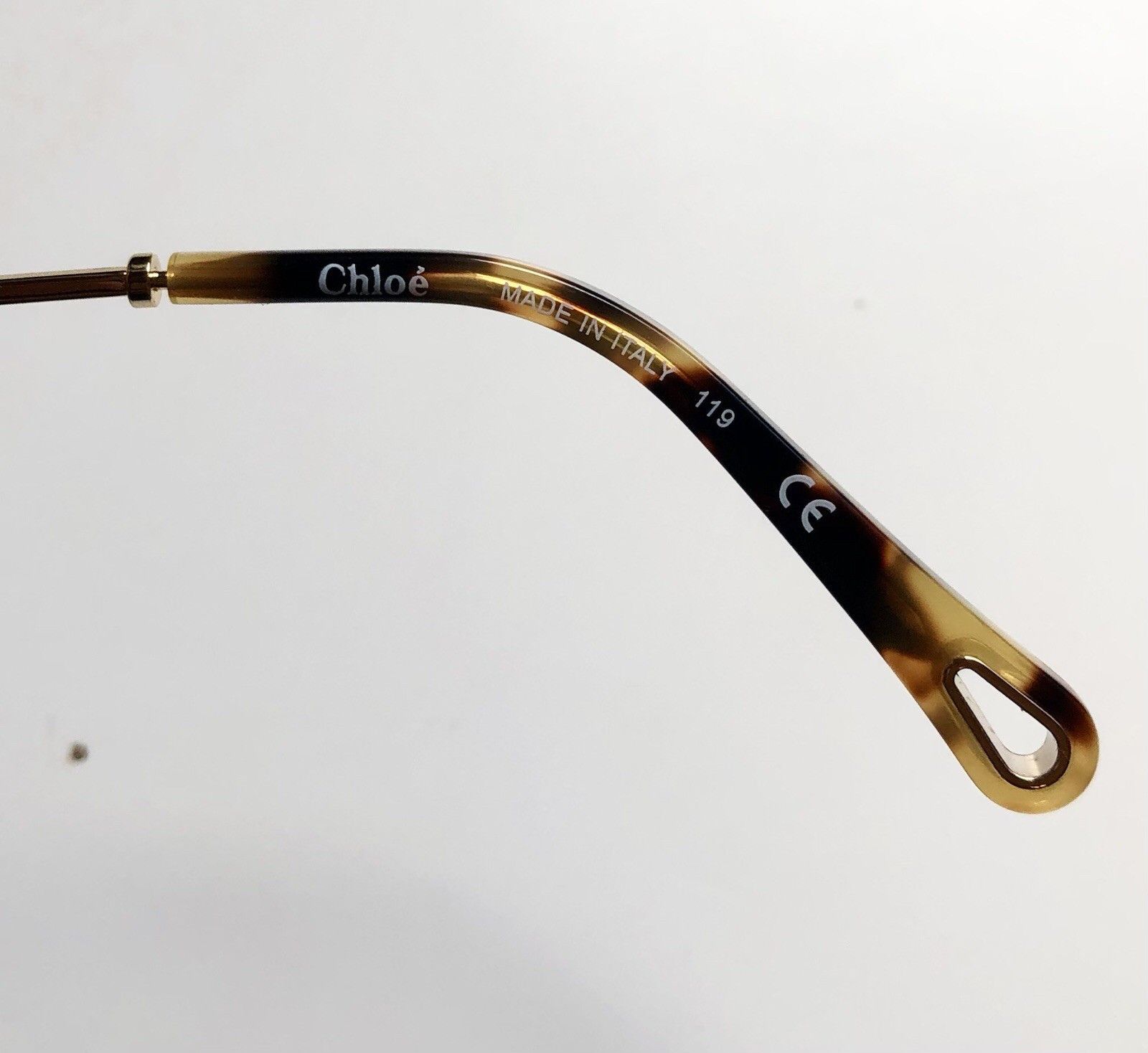 Chloe Chloe Rimless Flower Brown Gradient Sunglasses CE142S NIB Size ONE SIZE - 7 Thumbnail