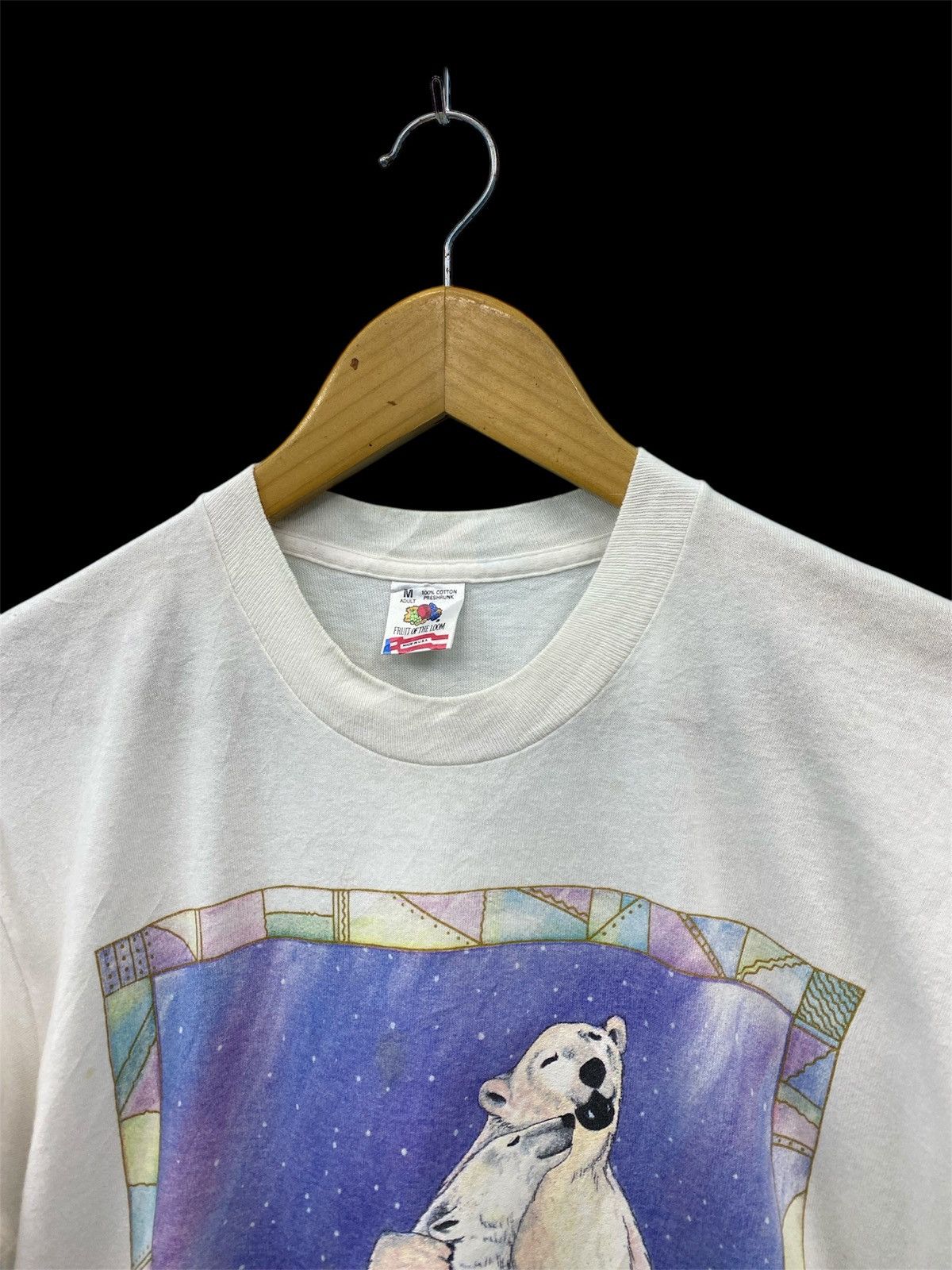 Fruit Of The Loom × Vintage Vintage 90s Fruit Of The Loom ALASKA tee Size US M / EU 48-50 / 2 - 4 Thumbnail