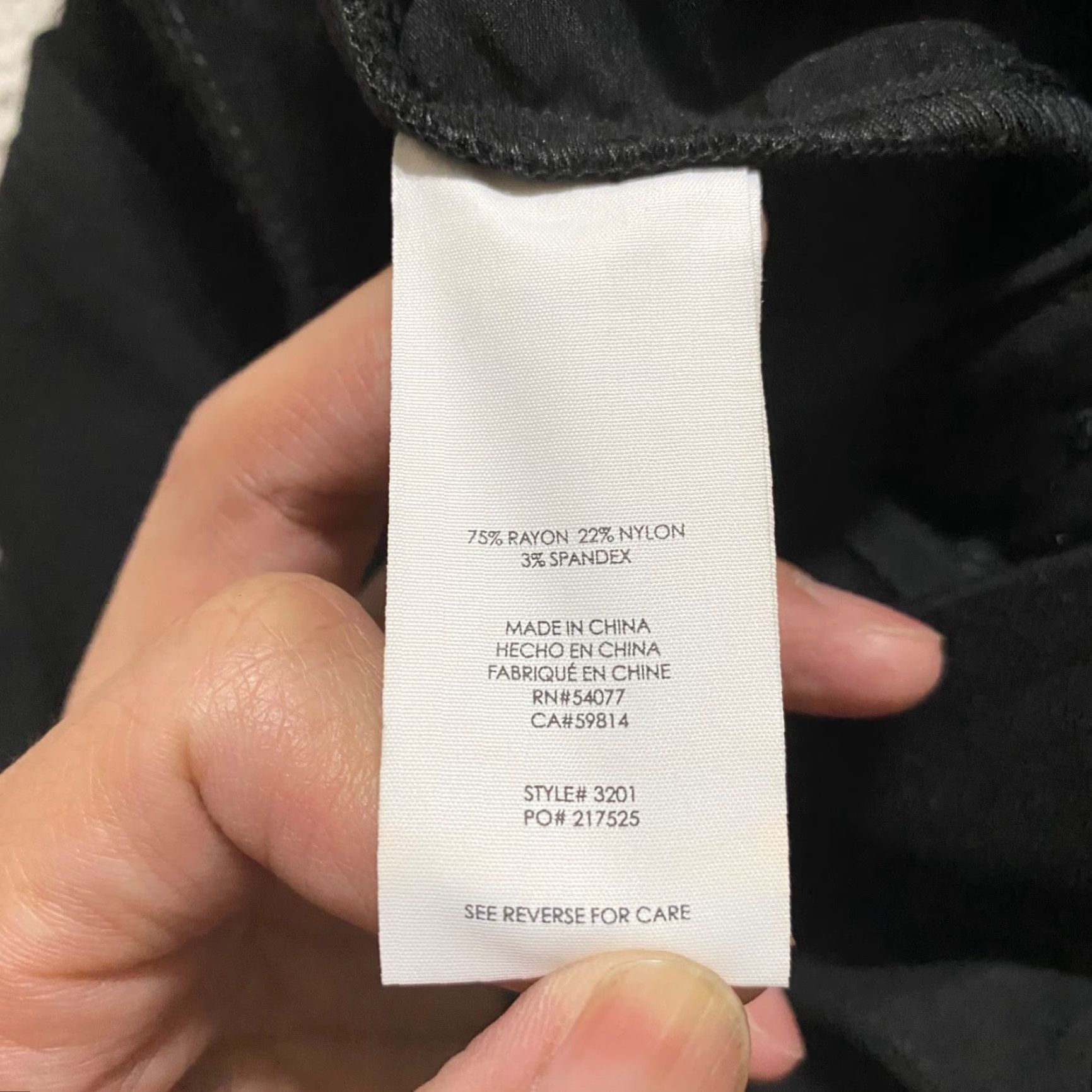 Vintage CAbi Dress Pants Black Mid Rise Straight Office Business Womens Regular Size 10 Pants Size 32" / US 10 / IT 46 - 4 Thumbnail