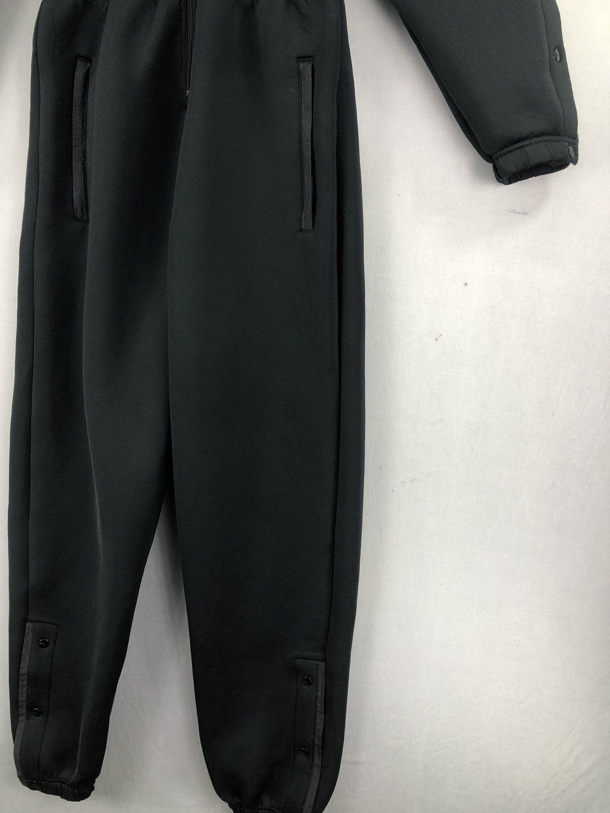 Adidas Adidas All Black Overalls Jumpsuit Size US 29 - 3 Thumbnail
