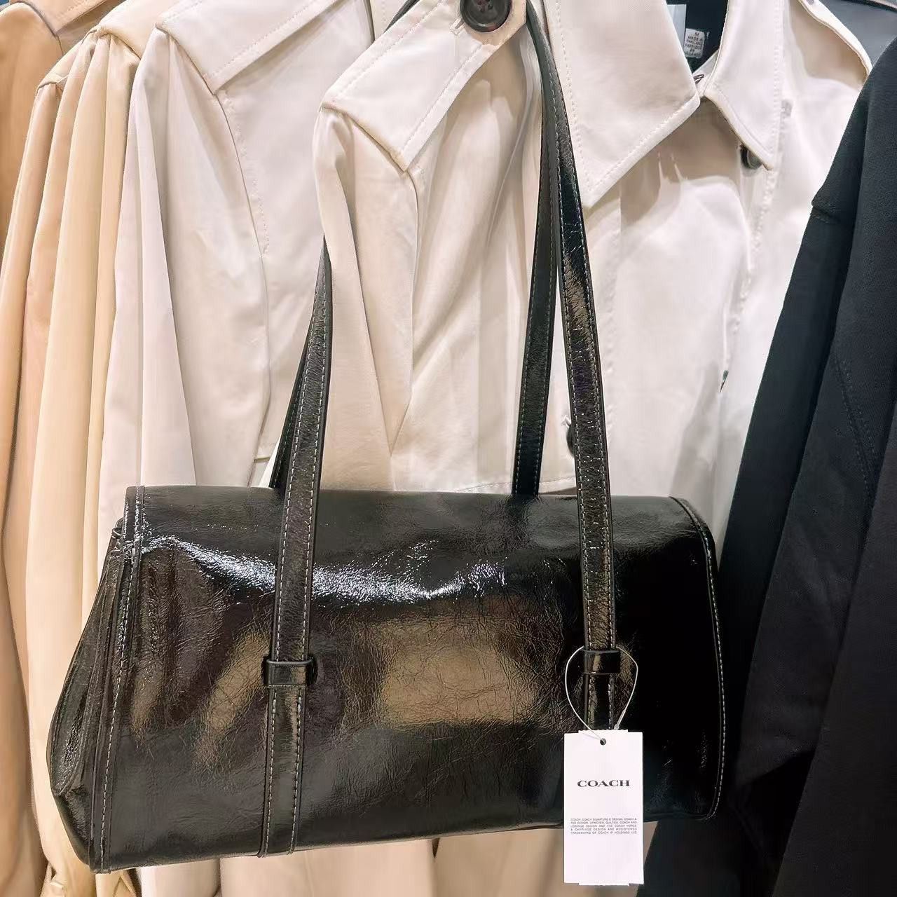 Coach Bridget Flap Shoulder Bag With Bows CDY94 Size ONE SIZE - 8 Thumbnail