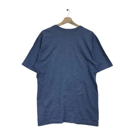Yves Saint Laurent Vtg YSL Yves SAINT LAURENT Paris Blue Tee Shirt Pour Homme Size US M / EU 48-50 / 2 - 4 Thumbnail
