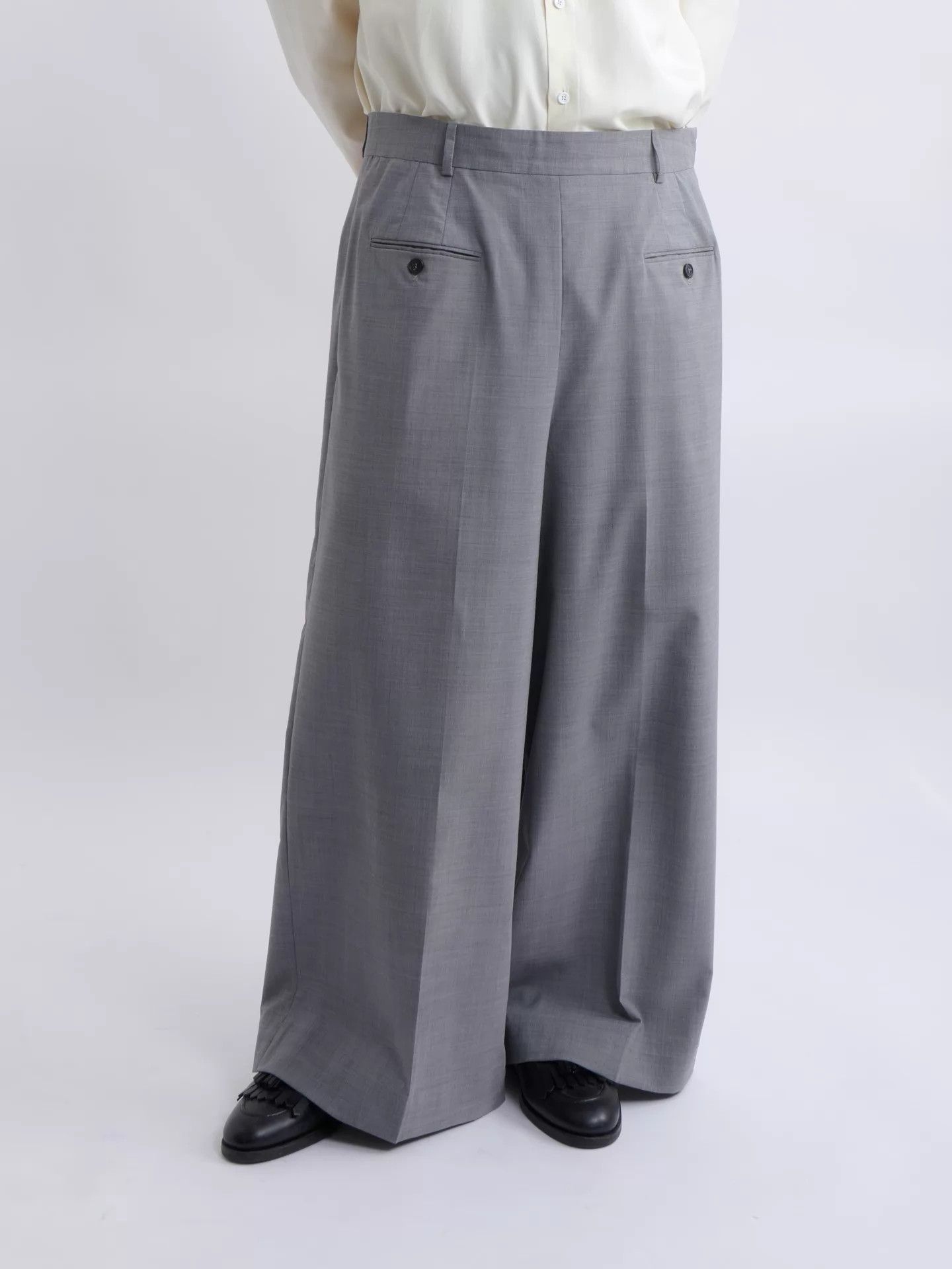 Hed Mayner 23AW HED MAYNER Oversized Reversed Wide-Leg Trousers M Size US 32 / EU 48 - 5 Thumbnail