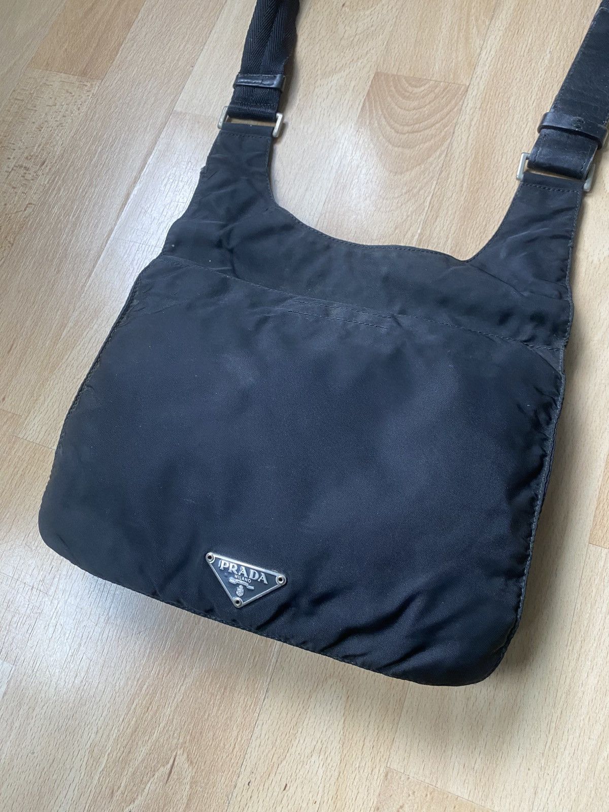 Prada Prada Black Nylon Shoulder Bag Size ONE SIZE - 1 Thumbnail
