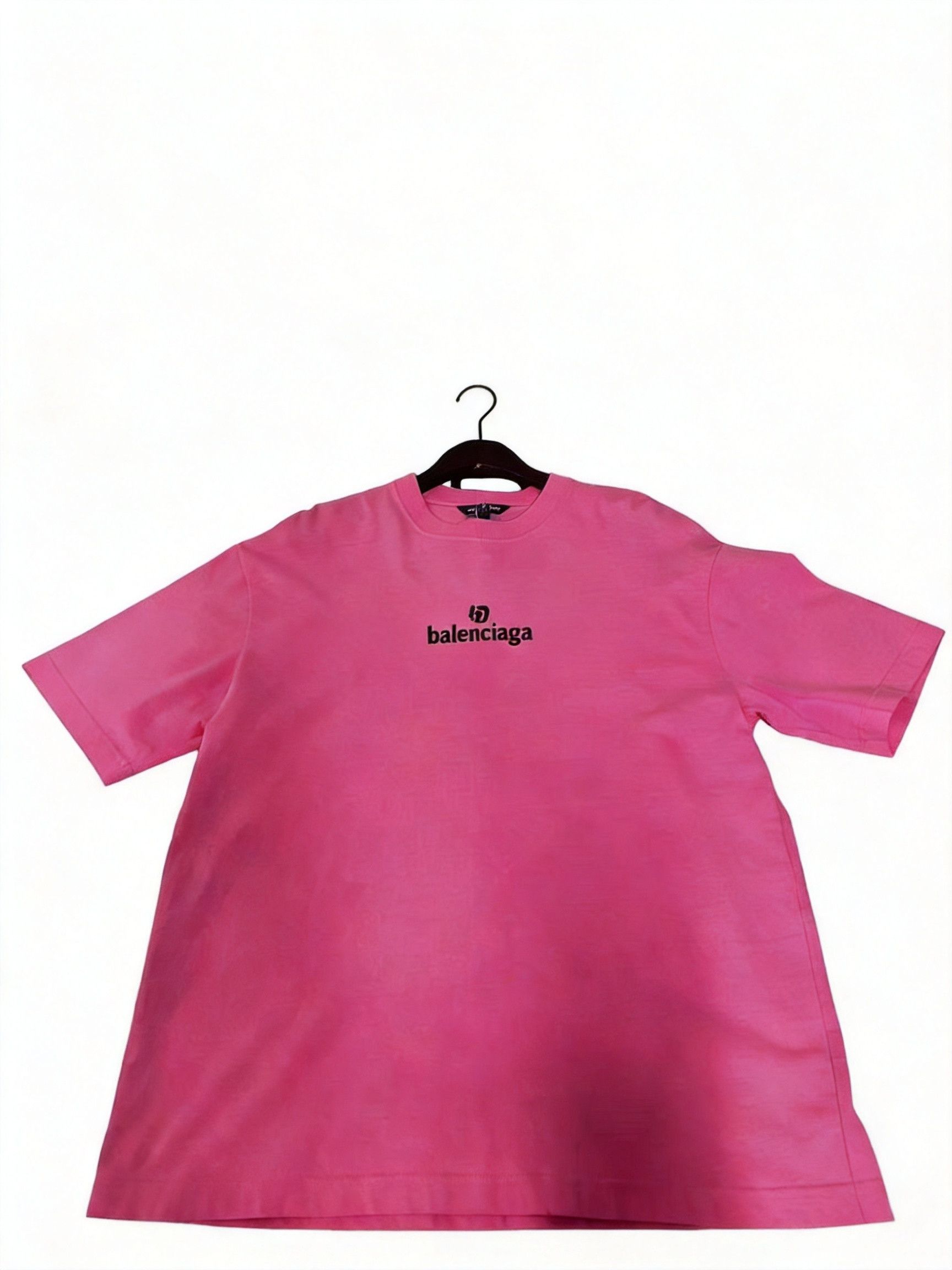 Balenciaga Pink I Love Cats Printed Cotton T Shirt | Grailed