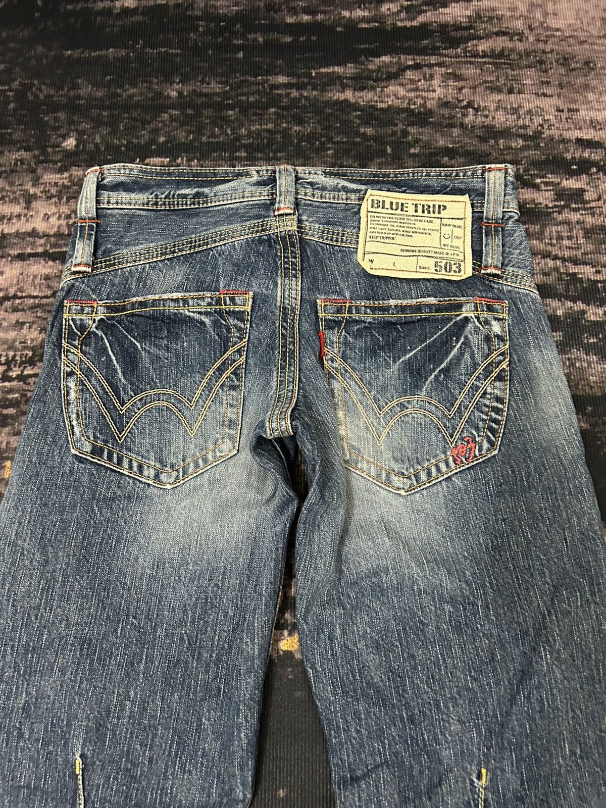 Edwin Vintage Edwin Mud Wash Flare Jeans Size US 28 / EU 44 - 6 Thumbnail