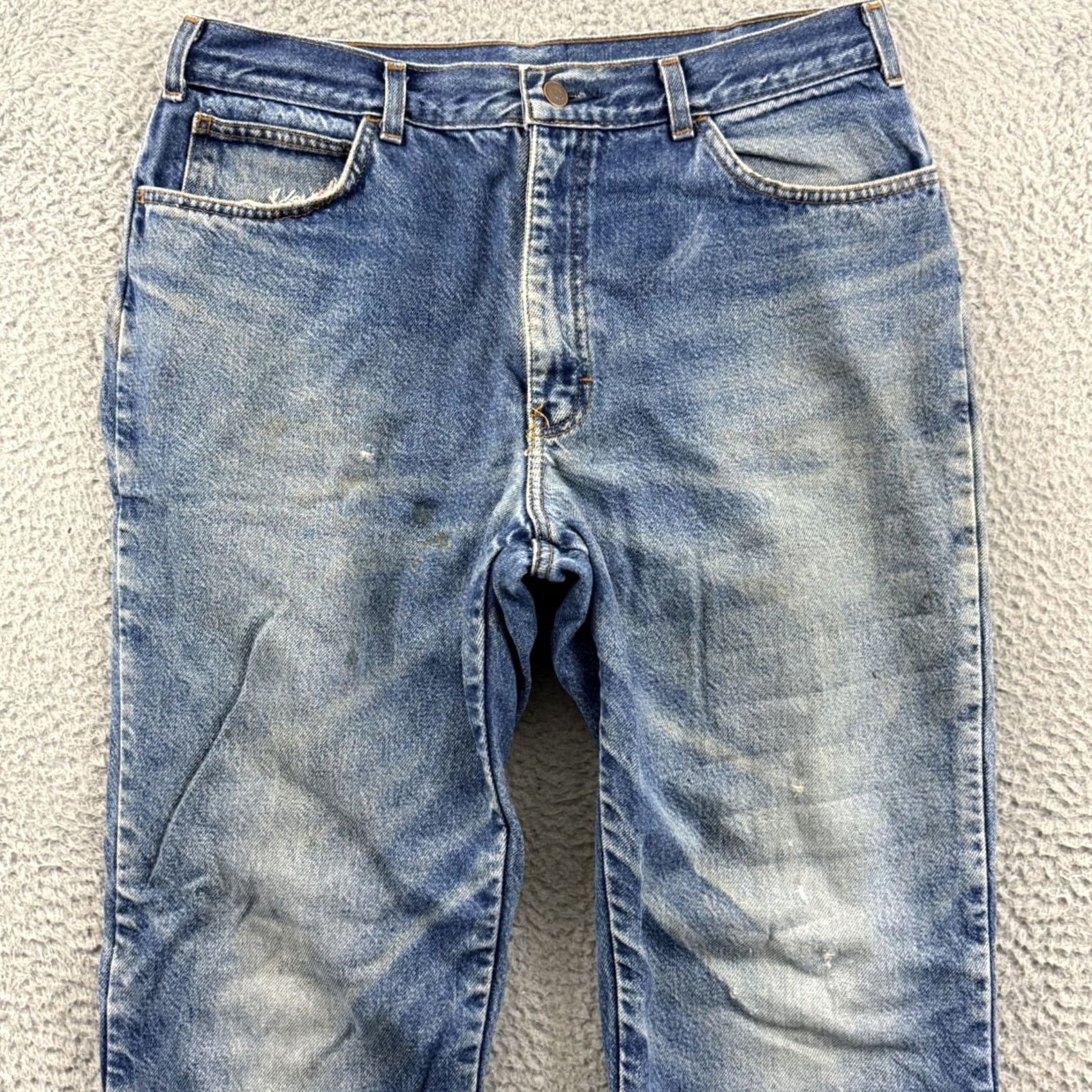 Dickies VINTAGE Dickies Jeans Mens 34x32 Blue Denim 90s Straight Regular Size US 34 / EU 50 - 3 Thumbnail