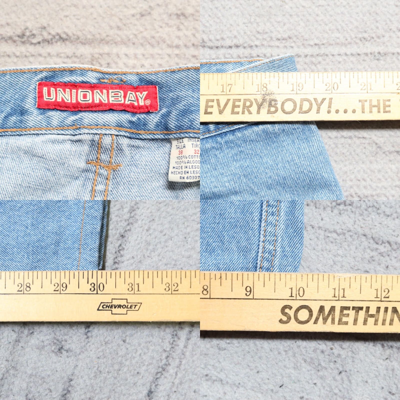Vintage Vintage Unionbay Baggy Denim Jeans Men 38 Light Wash 90s Jeans Size 38 30 Inseam Vintage Jeans Mens Size US 38 / EU 54 - 9 Thumbnail