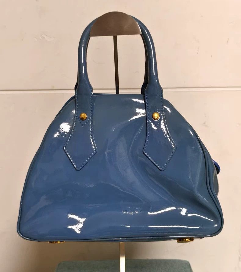 Vivienne Westwood Vivienne Westwood size os Baby Blue big logo bowling bag Size ONE SIZE - 3 Thumbnail