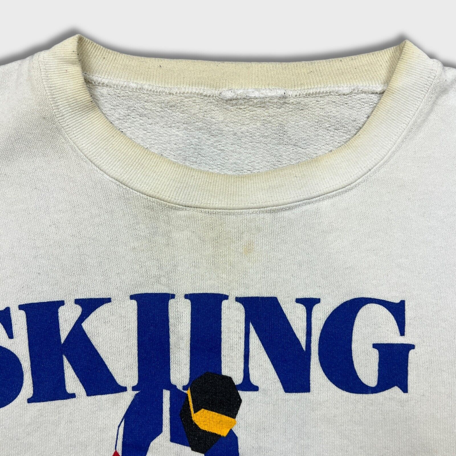 Vintage Skiing Alpine Medium Nordic All Over Print Sweatshirt 90s Size US M / EU 48-50 / 2 - 6 Thumbnail