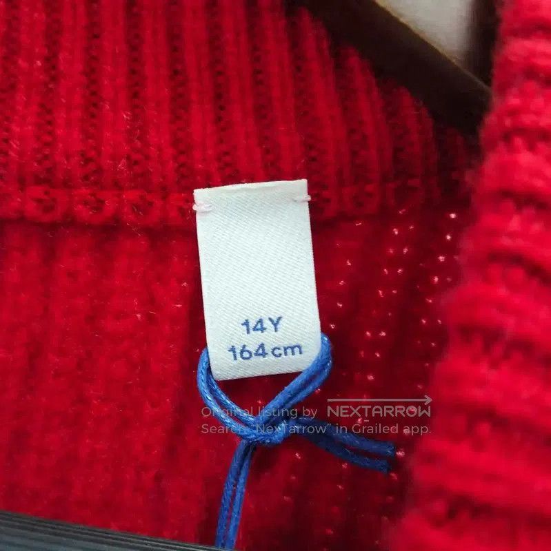 Burberry Burberry Red Wool Cardigan for Women. Size L / US 10 / IT 46 - 4 Thumbnail