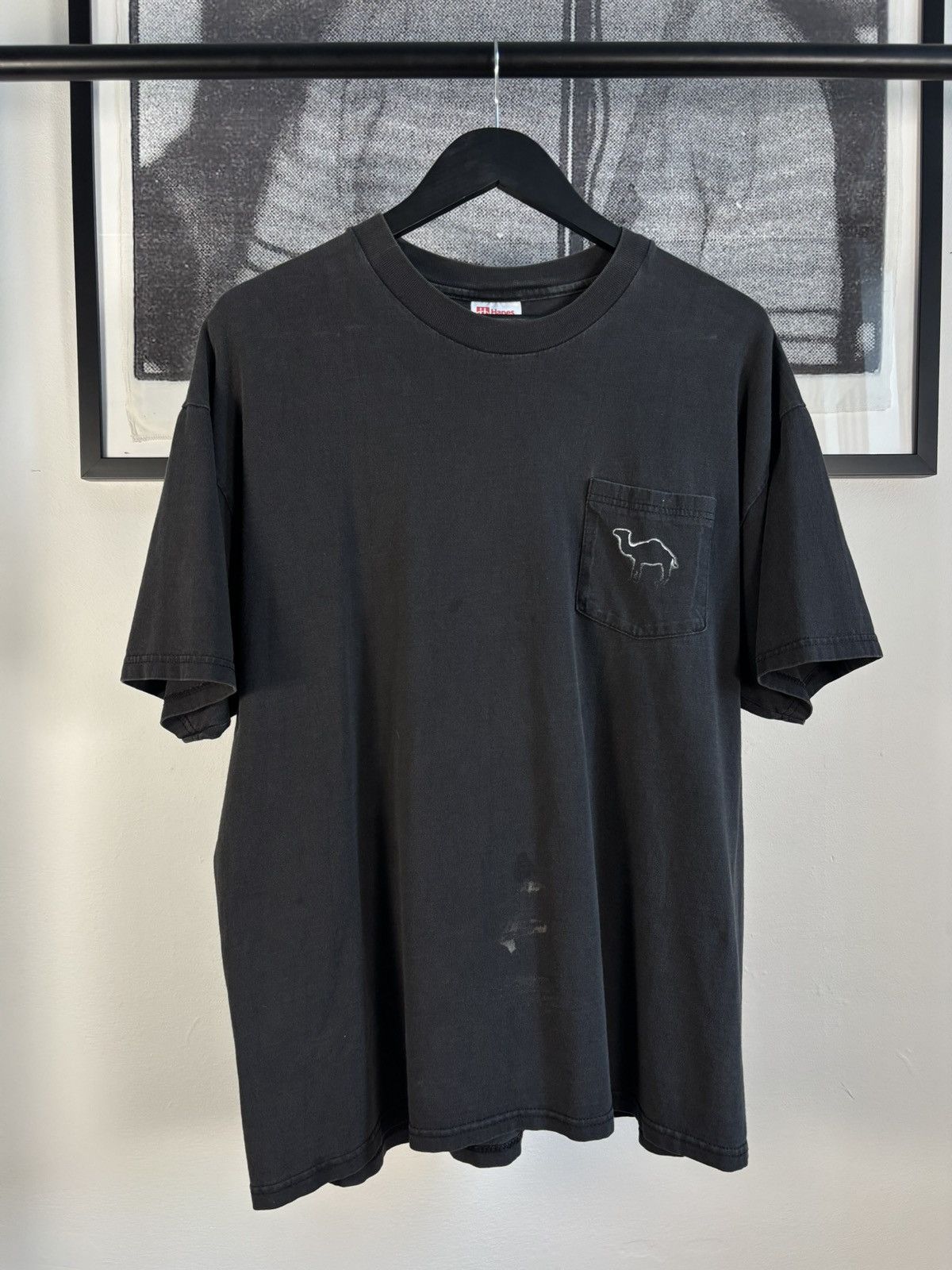 Vintage 🚭GRAIL🚭VINTAGE CAMEL CIGARETTE “HORIZON” POCKET TEE Size US XL / EU 56 / 4 - 1 Thumbnail