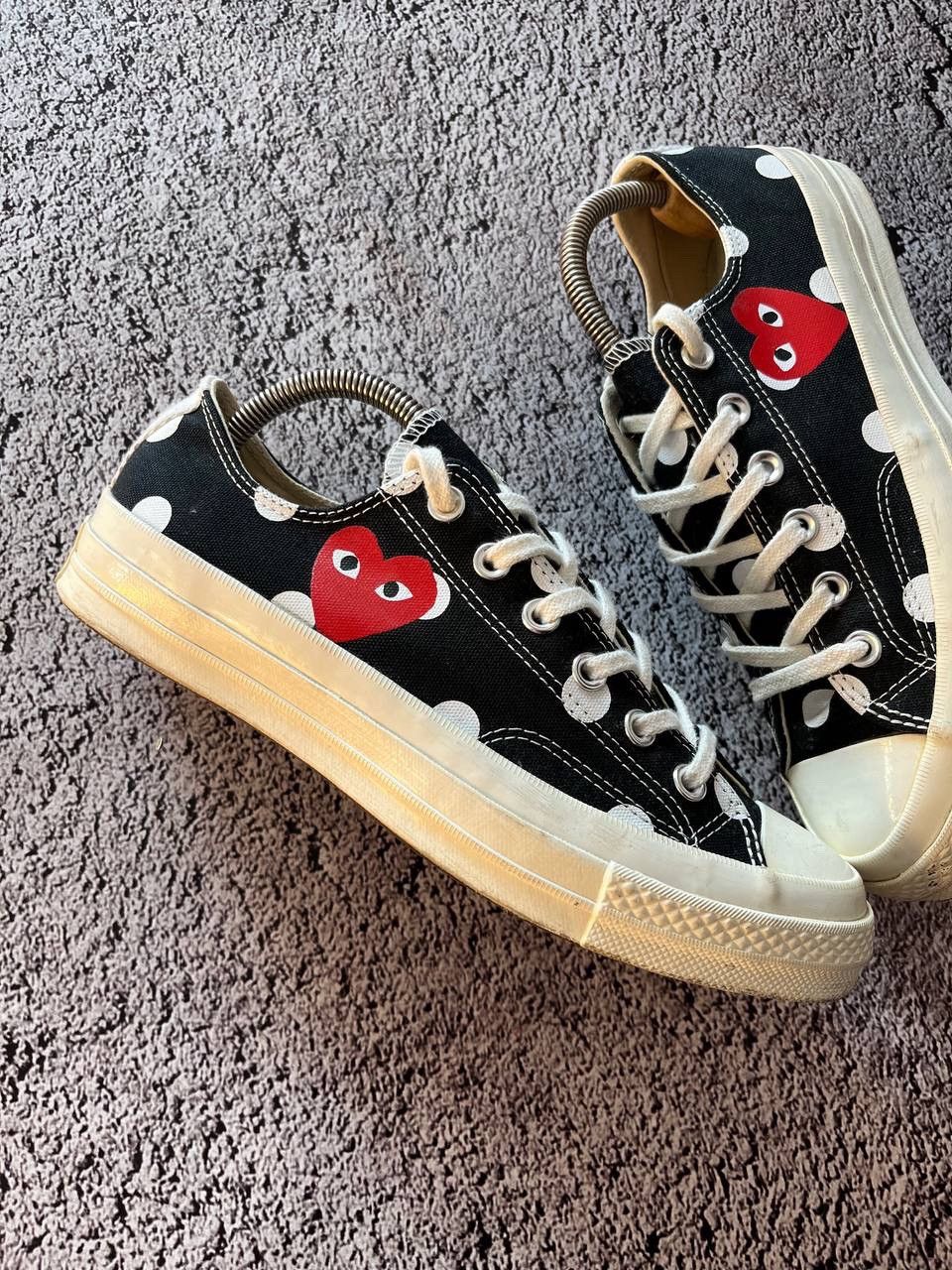 Converse x cdg polka dot on sale