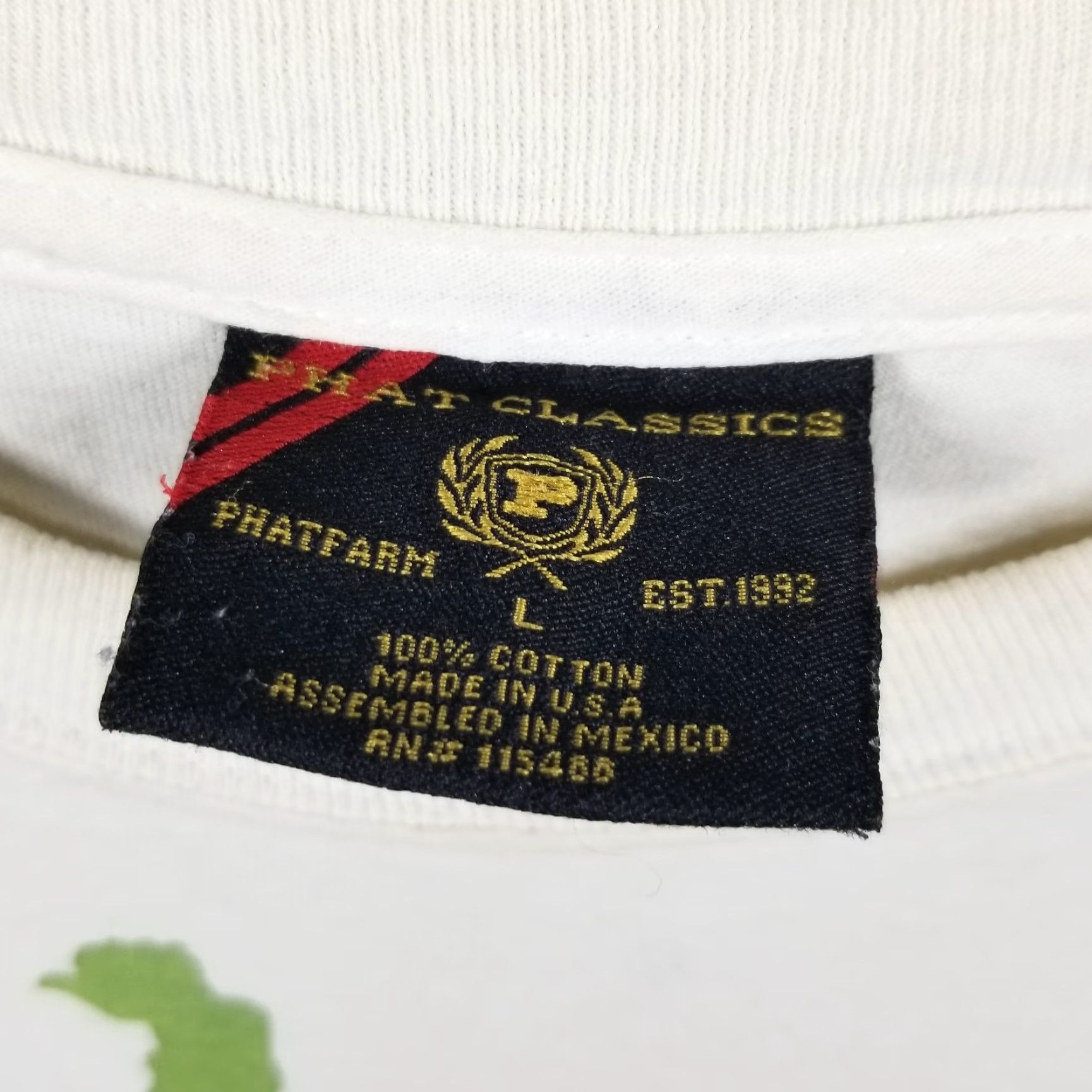 Phat Farm VINTAGE Phat Farm Hip Hop Shirt Large Adult Blue 90s Logo Graphic Cotton T-Shirt Mens Size US L / EU 52-54 / 3 - 5 Thumbnail