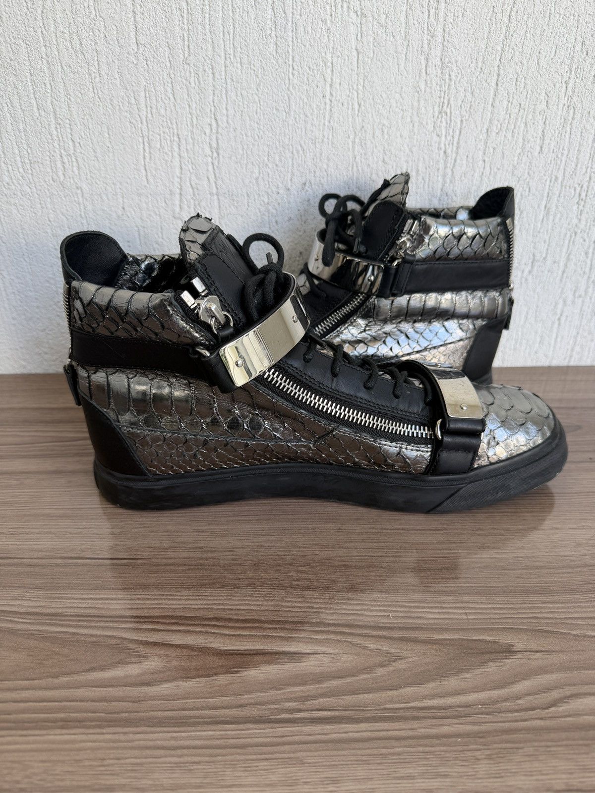 Giuseppe Zanotti Rare‼️🔥Croc embossed leather Size US 13 / EU 46 - 14 Thumbnail