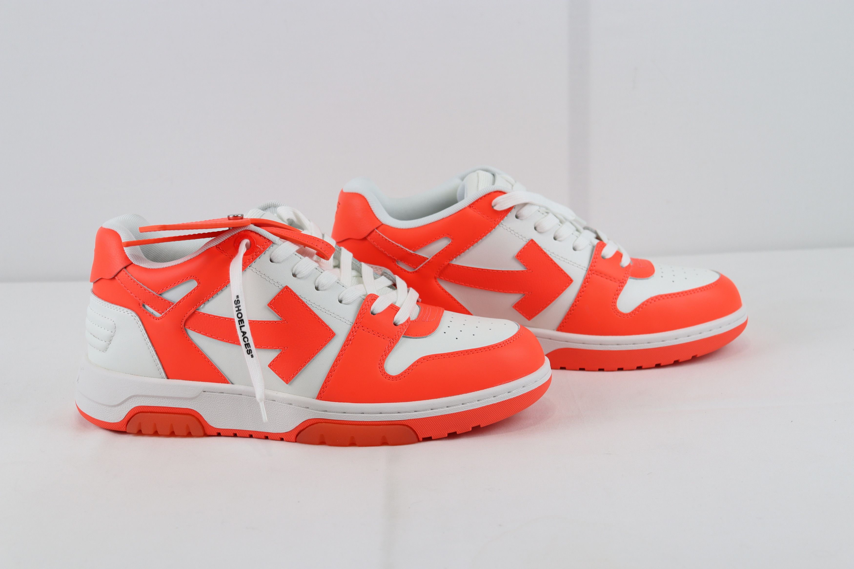Off-White o1rshd1 Q: 2 / Out of Office Sneakers in Fluo Orange & White Size US 12 / EU 45 - 8 Thumbnail