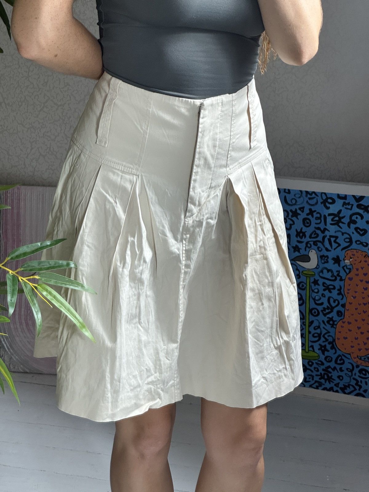 Brunello Cucinelli VINTAGE BRUNELLO CUCINELLI PLEATED SKIRT Size 26" / US 2 / IT 38 - 9 Thumbnail