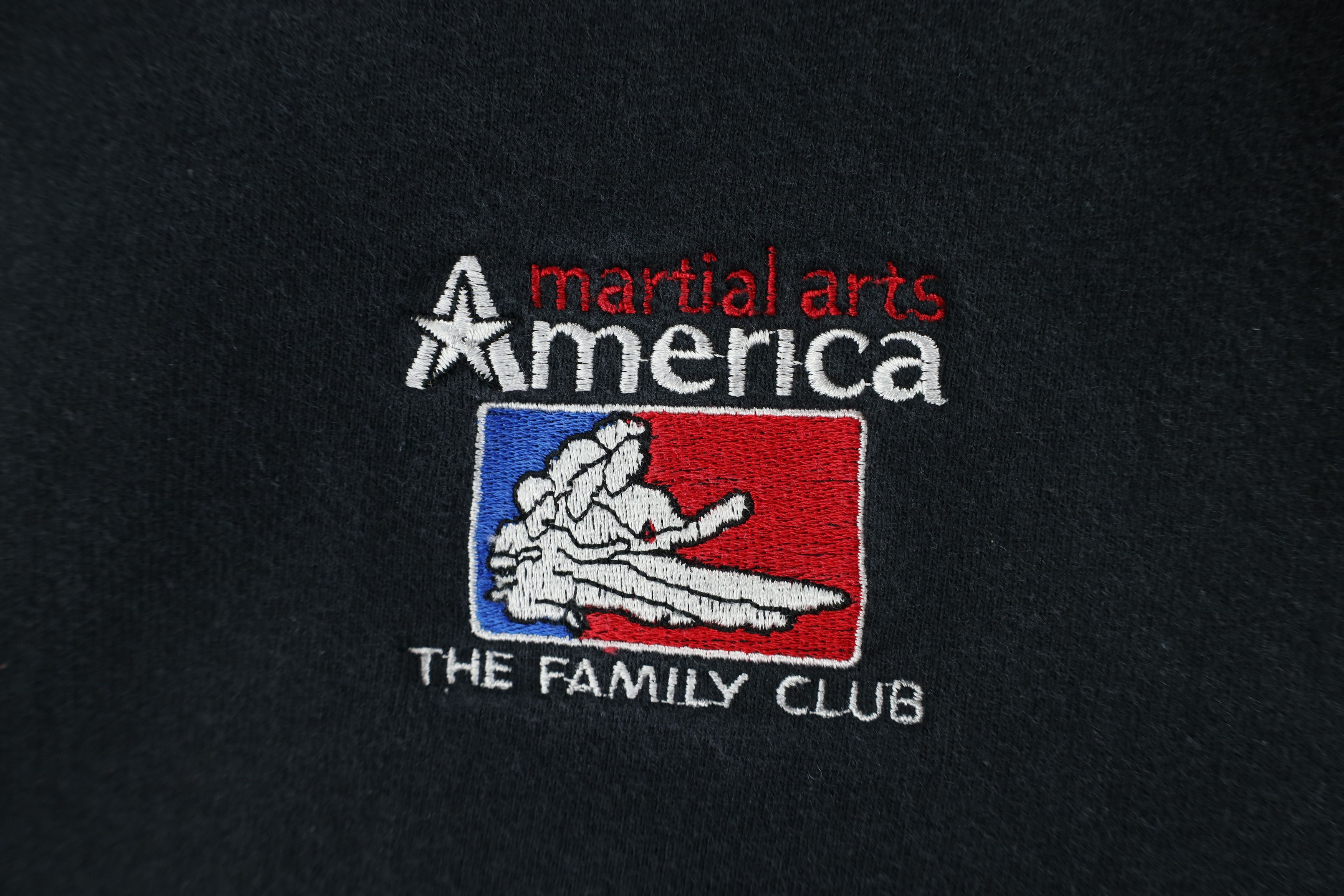 Vintage Vintage 90s Martial Arts America Crewneck Sweatshirt USA Size US M / EU 48-50 / 2 - 4 Thumbnail