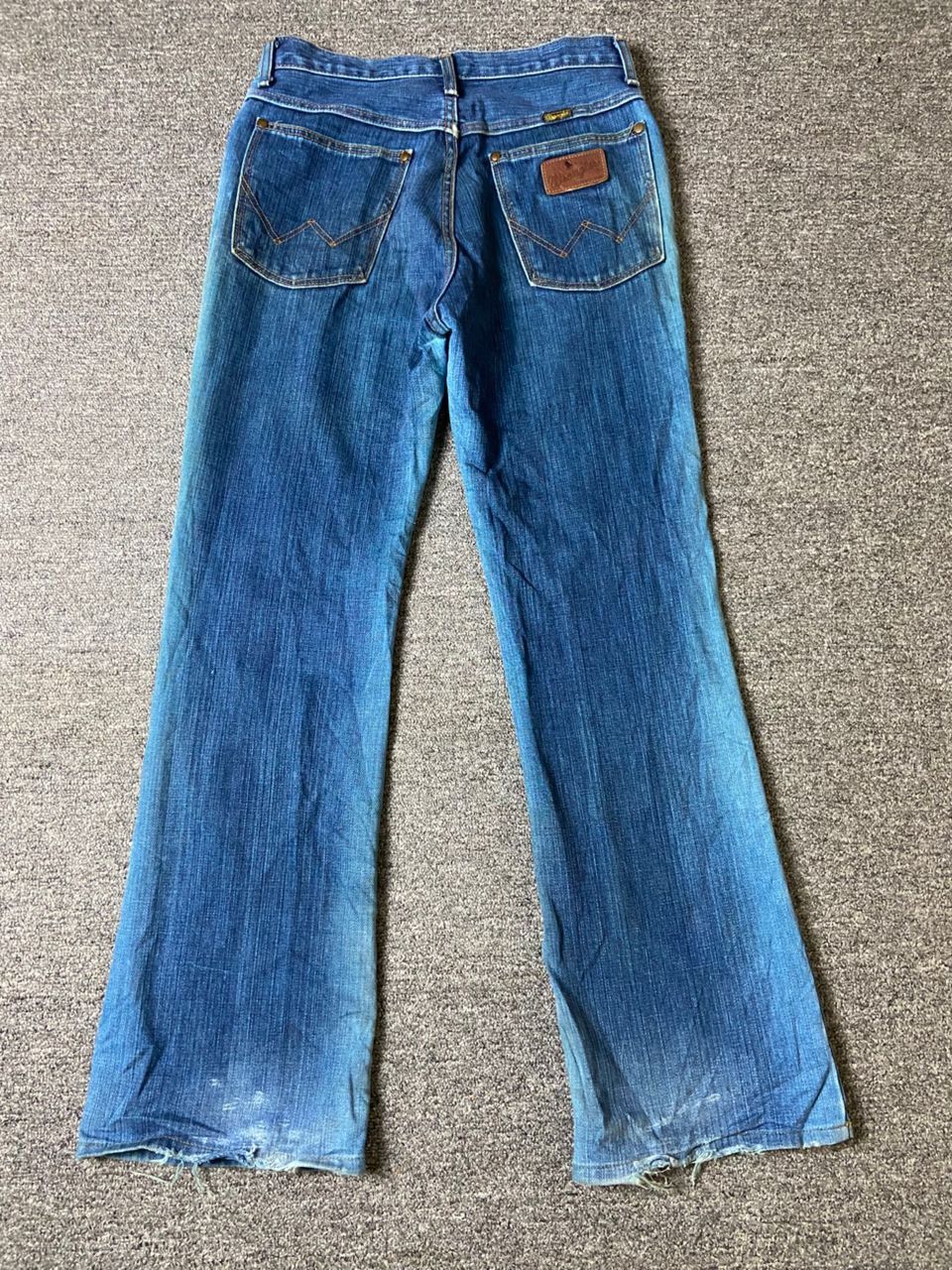 Japanese Brand × Vintage × Wrangler Authentic Lady Wrangler Brand Flared Jeans (123) Size 28" / US 6 / IT 42 - 2 Thumbnail
