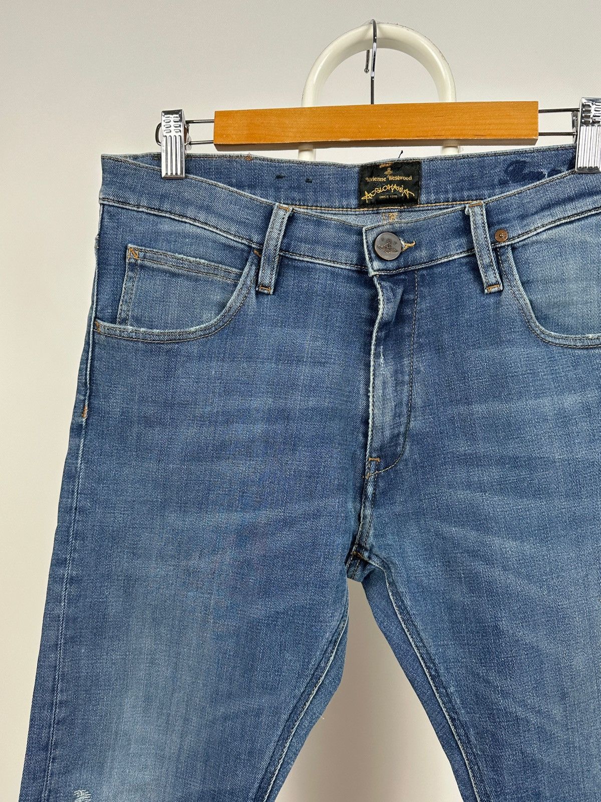 Vivienne Westwood Vivienne Westwood Anglomania Light Blue Denim Jeans Pants Size US 30 / EU 46 - 8 Thumbnail