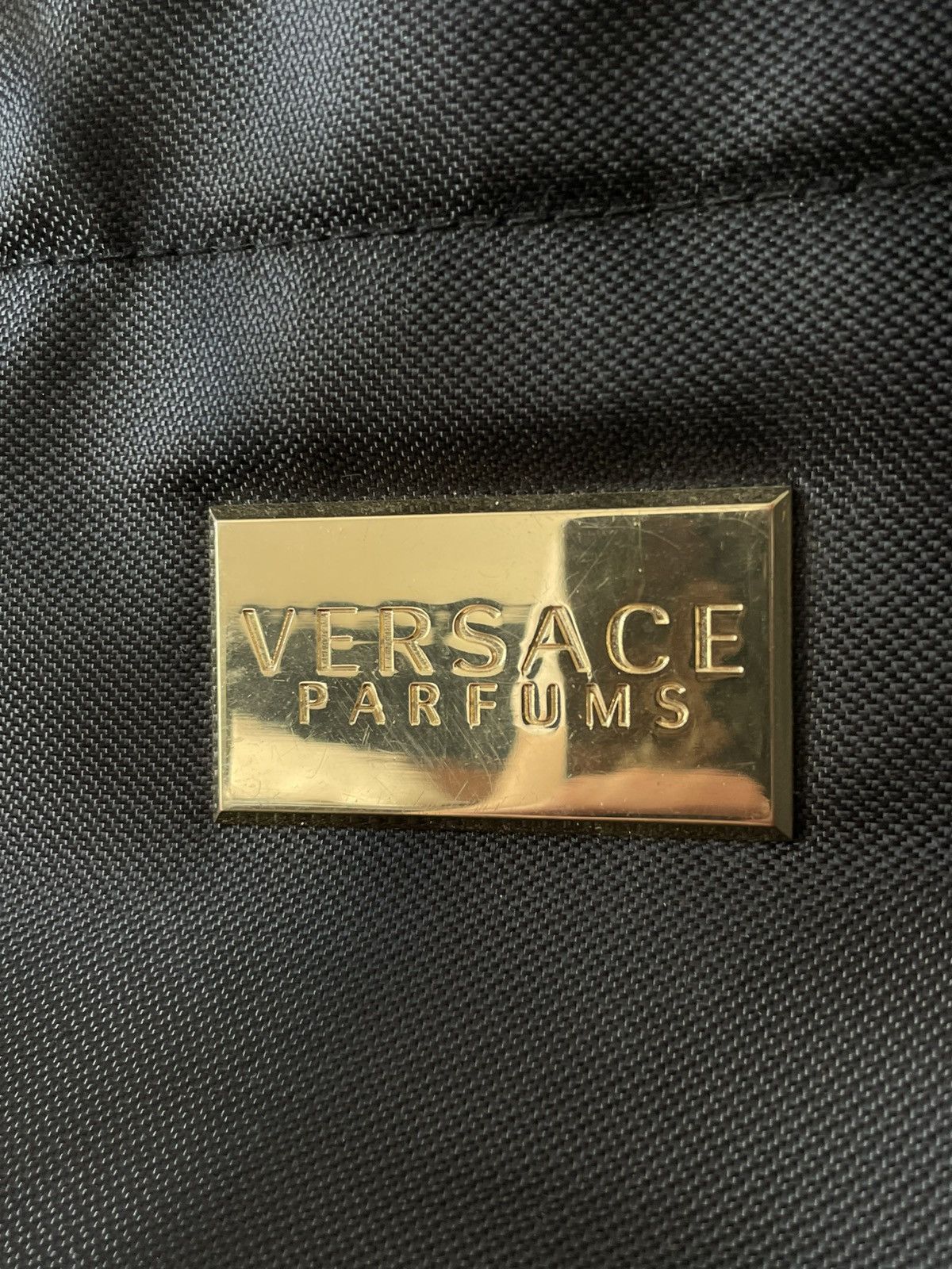 Versace Versace Parfums Weekender Tote Bag Barocco Black/Gold RARE Size ONE SIZE - 5 Thumbnail
