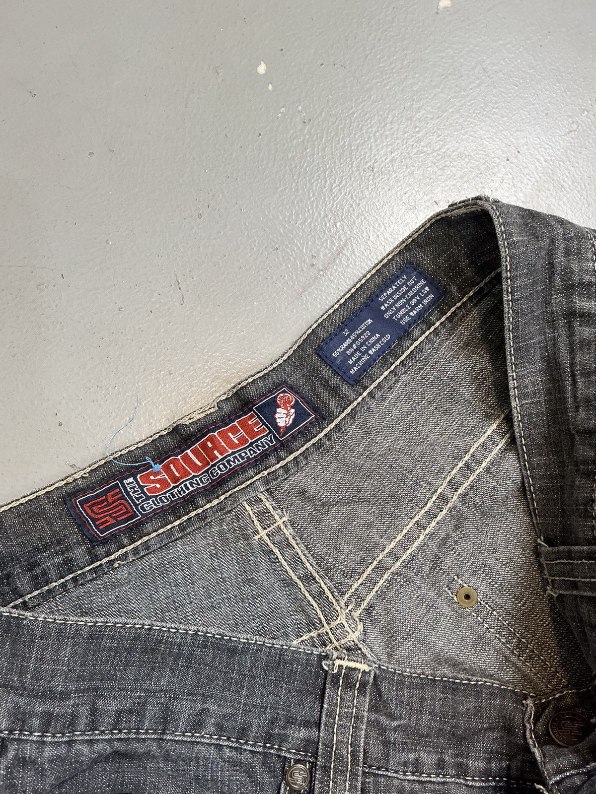 JNCO × Southpole × Vintage Vintage Source threads embroidered carpenter denim Size US 34 / EU 50 - 7 Thumbnail