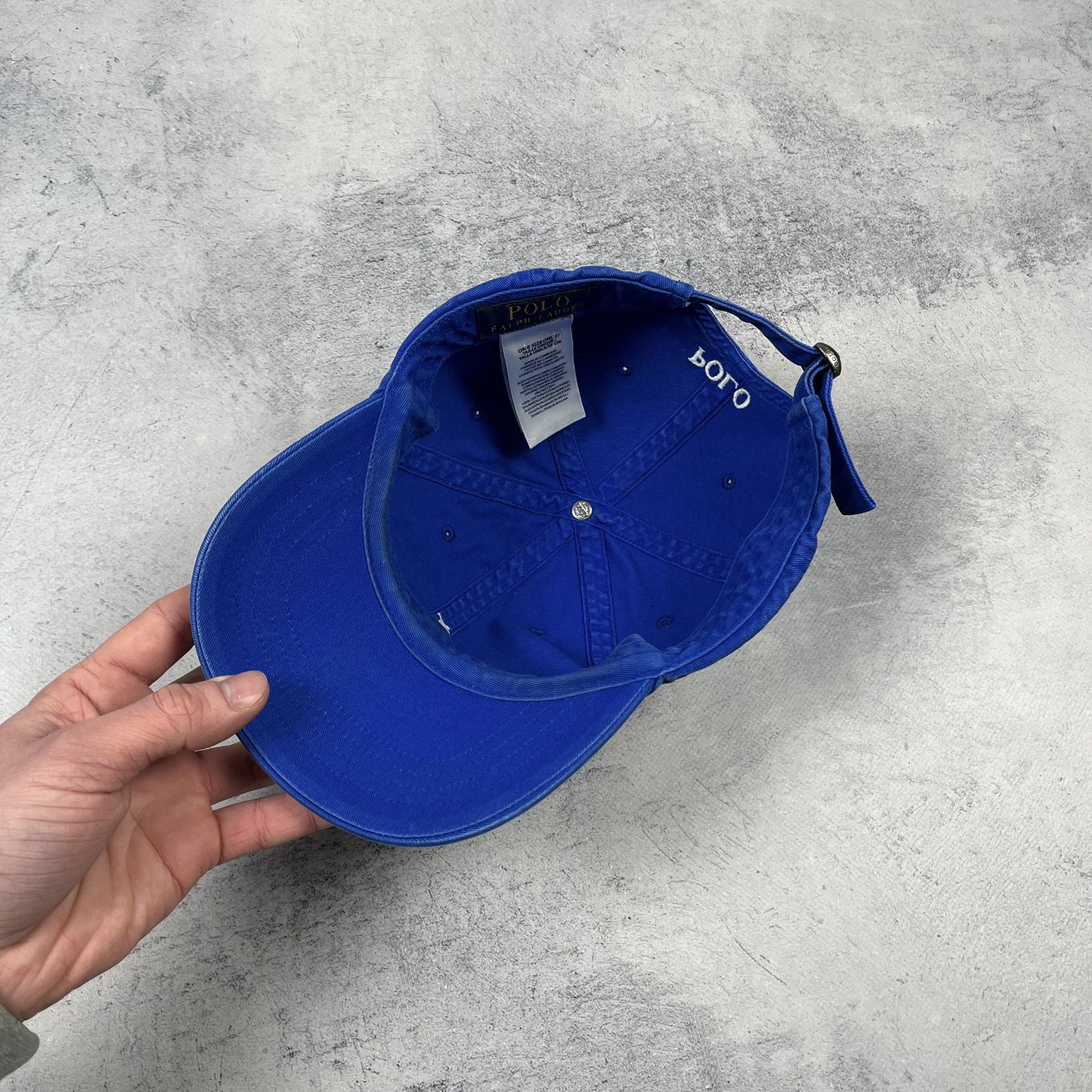 Polo Ralph Lauren VTG Polo Ralph Lauren White Pony Baseball Cap 00’s Size ONE SIZE - 10 Thumbnail