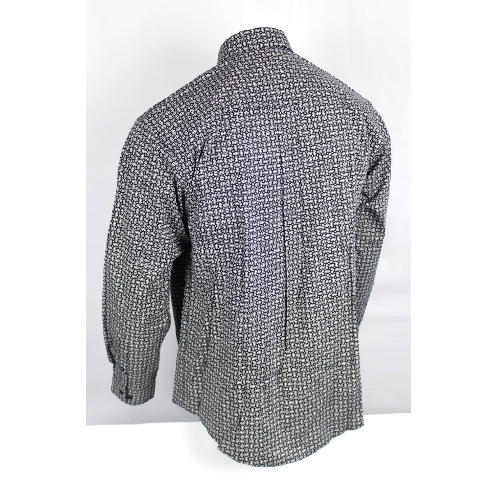Vintage Cinch Men's Geo Print Classic Button Long Sleeve Western Shirt Stretch M Medium Size US M / EU 48-50 / 2 - 2 Thumbnail