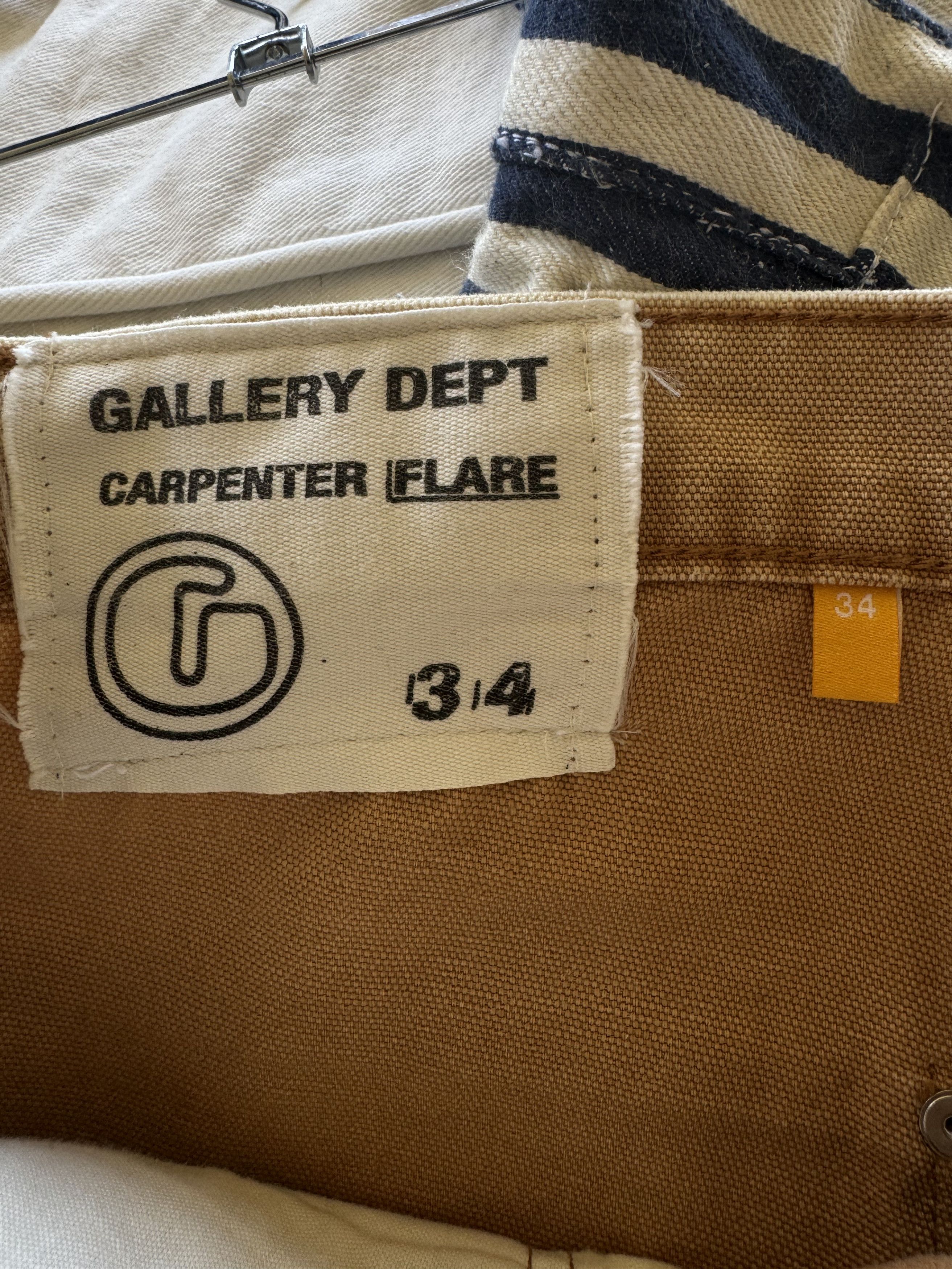 Gallery Dept. 1/1 Brown Gallery Dept Carpenter Flares Size US 34 / EU 50 - 13 Thumbnail