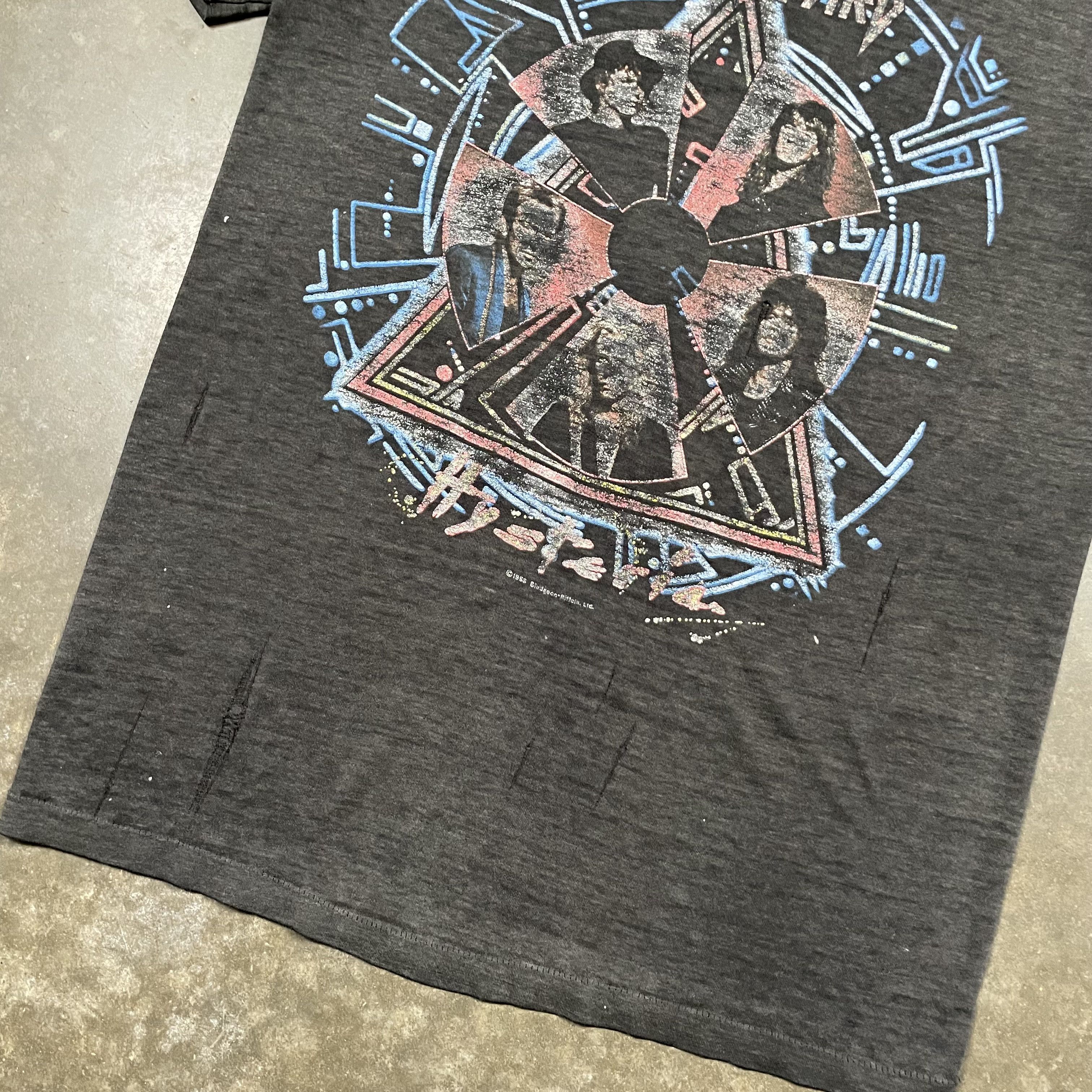 Band Tees × Vintage VIntage 80s Def Leppard Hysteria Tour Concert Tshirt Faded Size US L / EU 52-54 / 3 - 12 Thumbnail