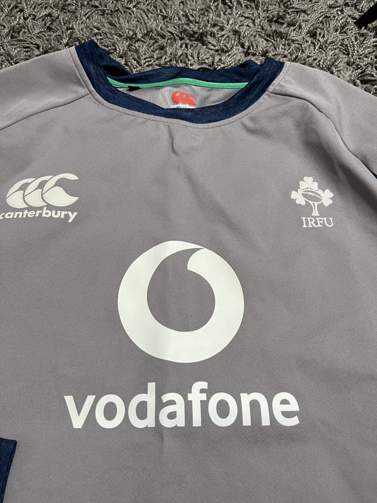 Canterbury of New Zealand CANTERBURY IRELAND RUGBY TECH TOP DRILL JERSEY TRAINING Size US XXL / EU 58 / 5 - 3 Thumbnail