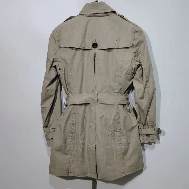 Burberry Burberry Khaki Cotton Women's Trench Coat. Size M / US 6-8 / IT 42-44 - 2 Thumbnail