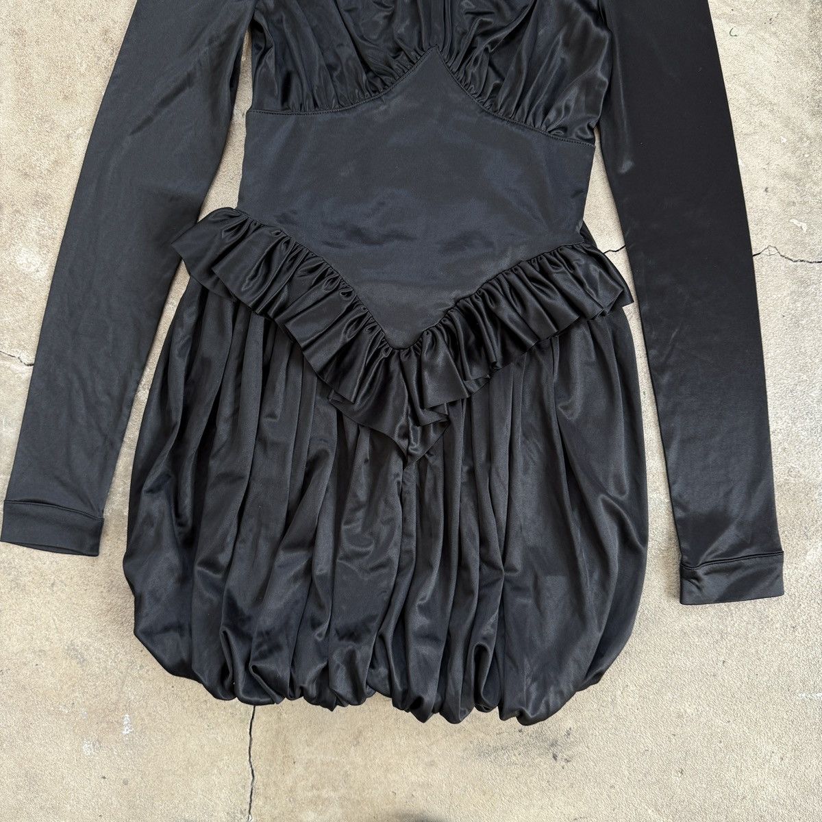 Designer × H&M Paco Rabanne x H&M Midi Black Dress Size XS / US 0-2 / IT 36-38 - 4 Thumbnail