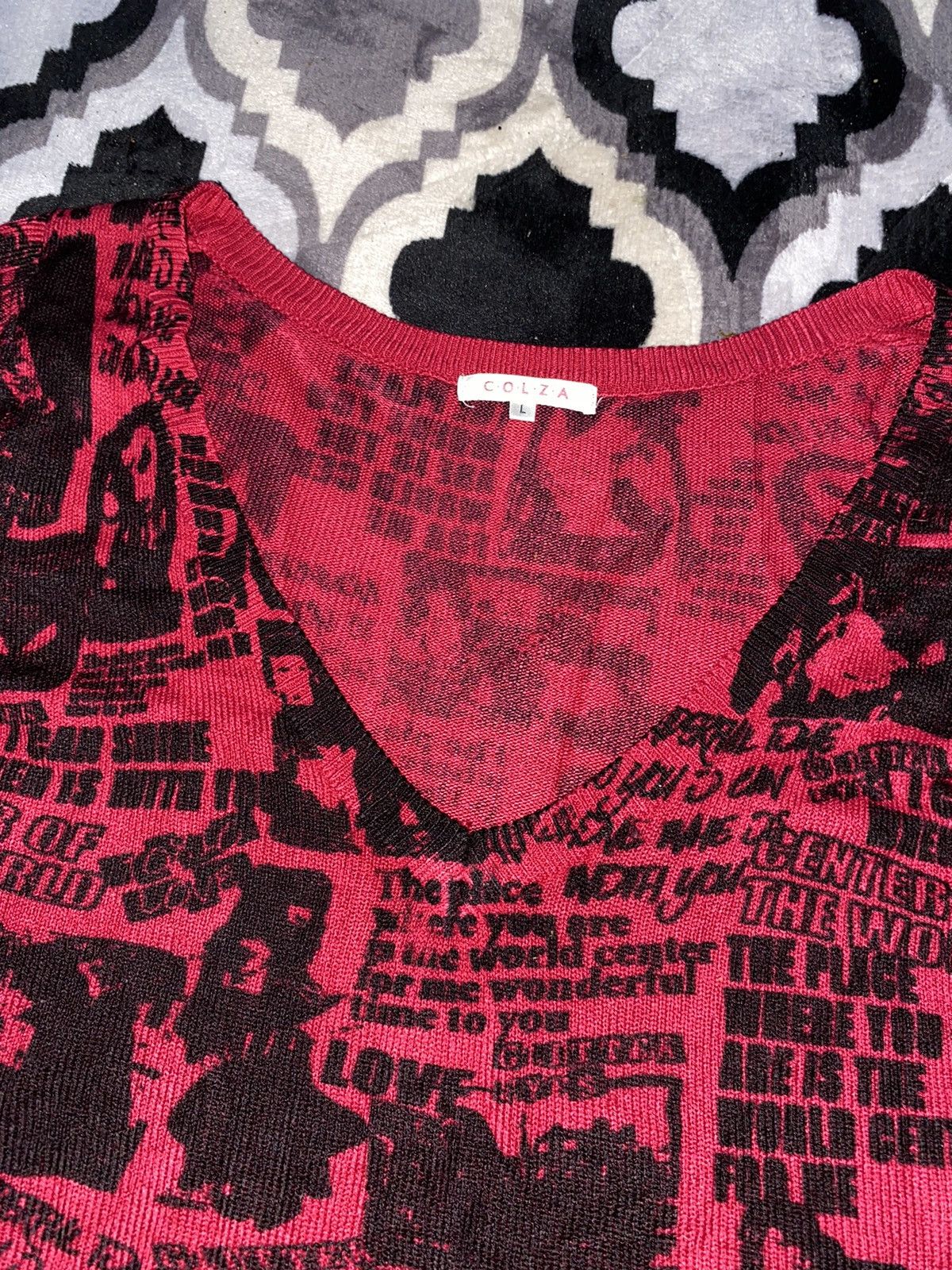 Vintage Colza Full Printed Knit Like Hyteric Glamour
