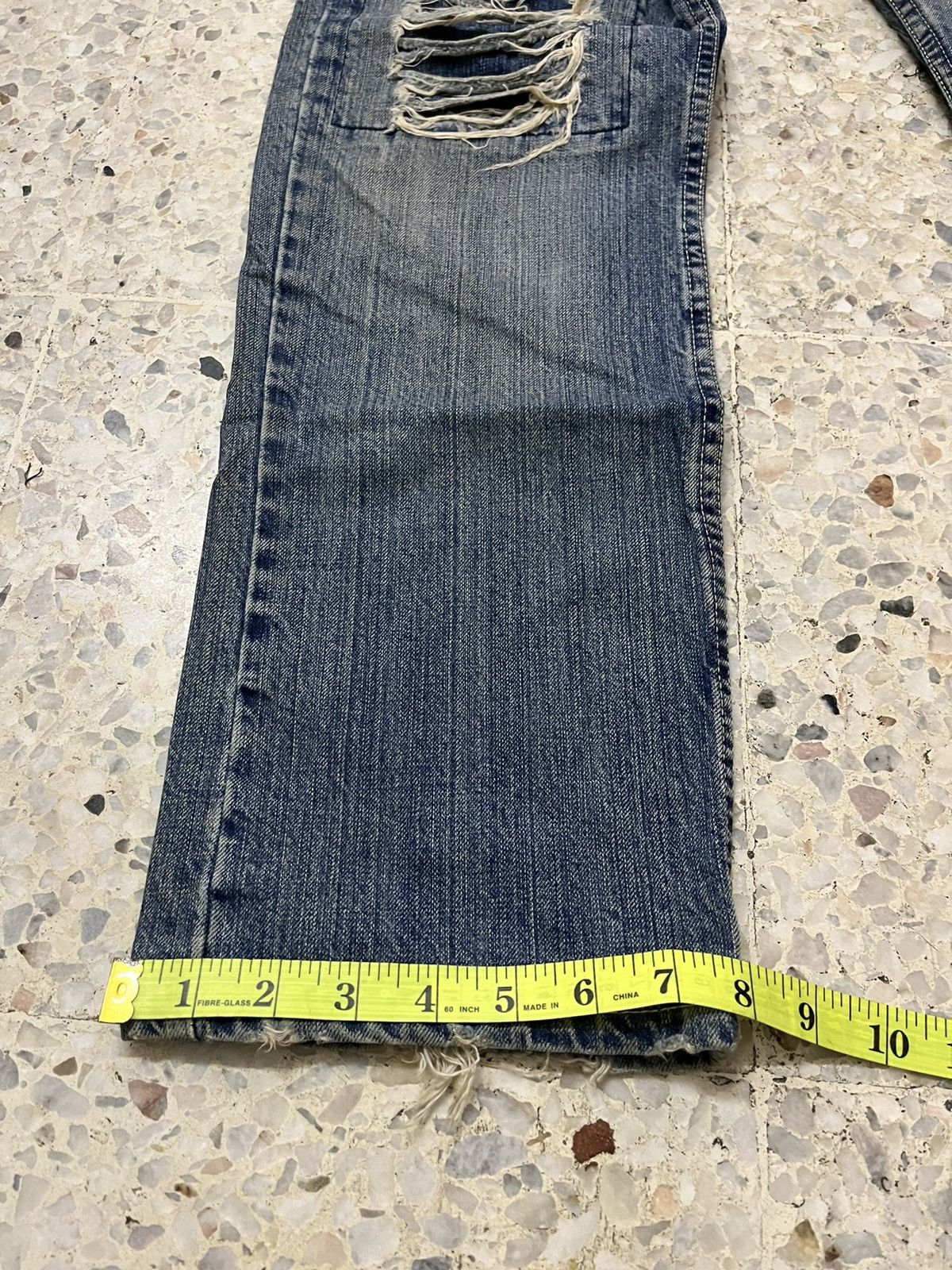 Japanese Brand Japanese brand Takeo kikuchi distress denim style Size US 34 / EU 50 - 13 Thumbnail