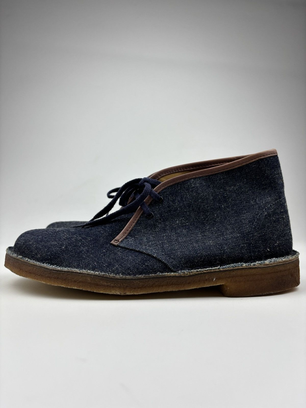 Clarks × Warehouse & Co. Warehouse & Co. X Clarks Denim Desert Boots Size US 8 / EU 41 - 3 Thumbnail