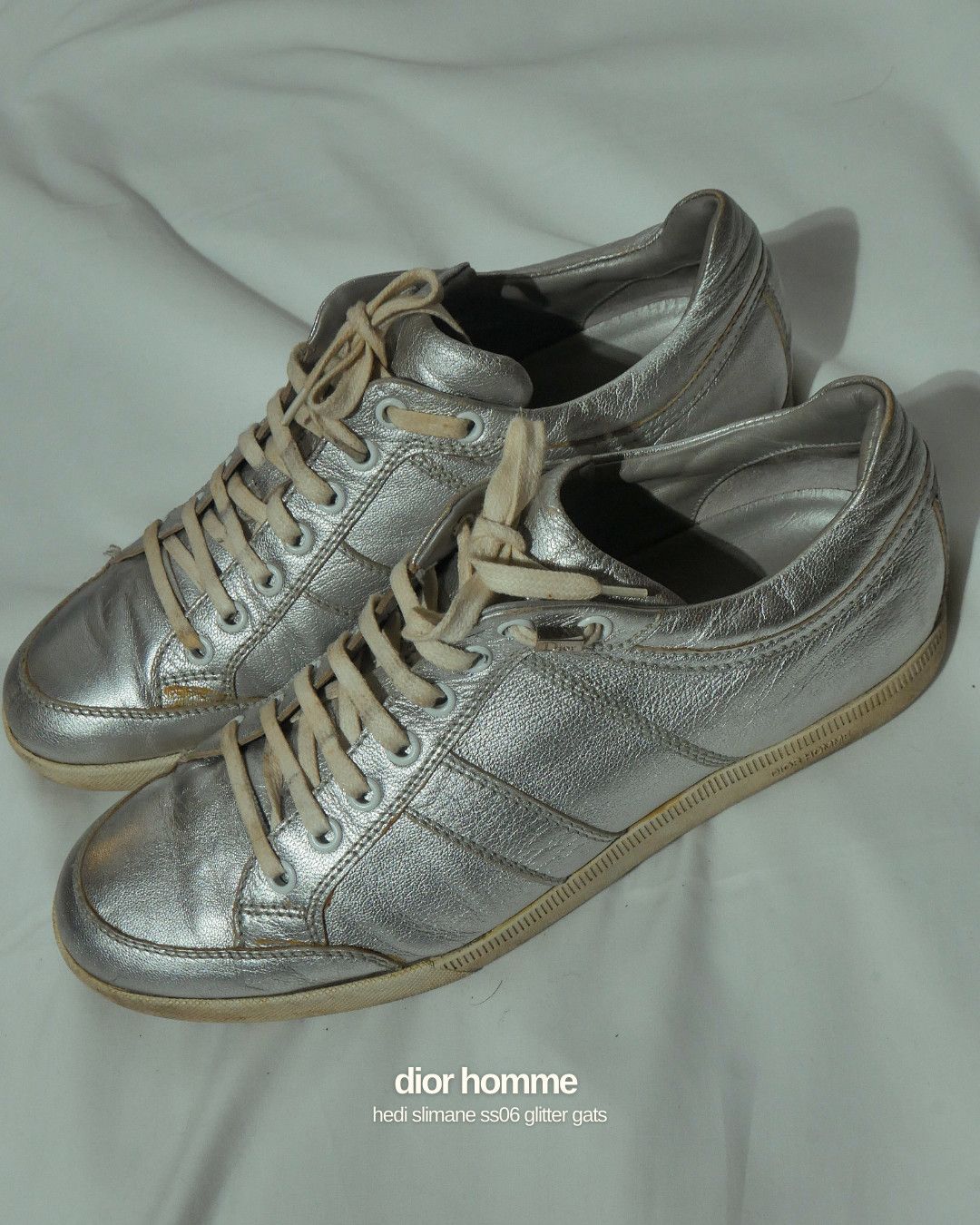 Dior Hedi Slimane SS06 Glitter Gats Size US 8.5 / EU 41-42 - 1 Thumbnail