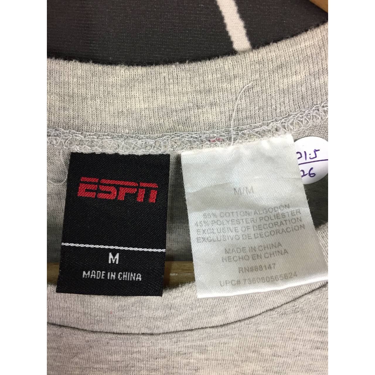Vintage ESPN TV Sport Channel Property Of ESPN Logo Tee Size M Size US M / EU 48-50 / 2 - 8 Thumbnail