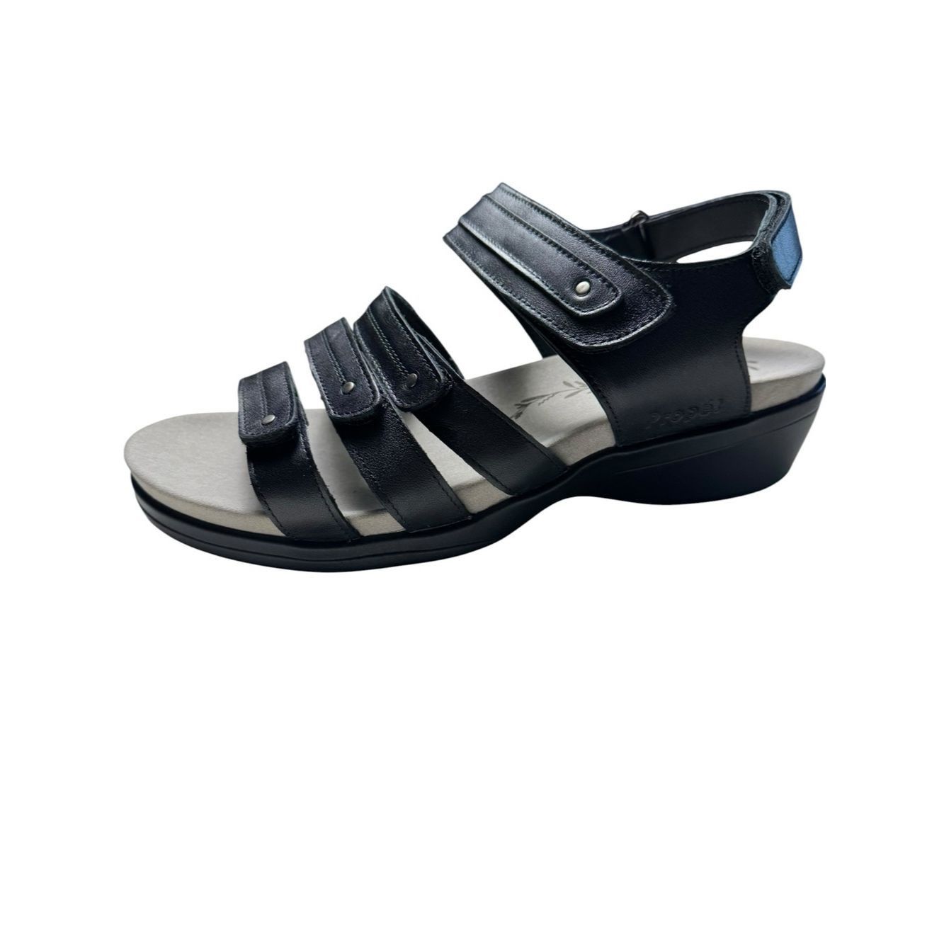 Other NWT New Propét Ainsley Wedge Black Sandals Size 11 Size US 11 / IT 41 - 3 Thumbnail