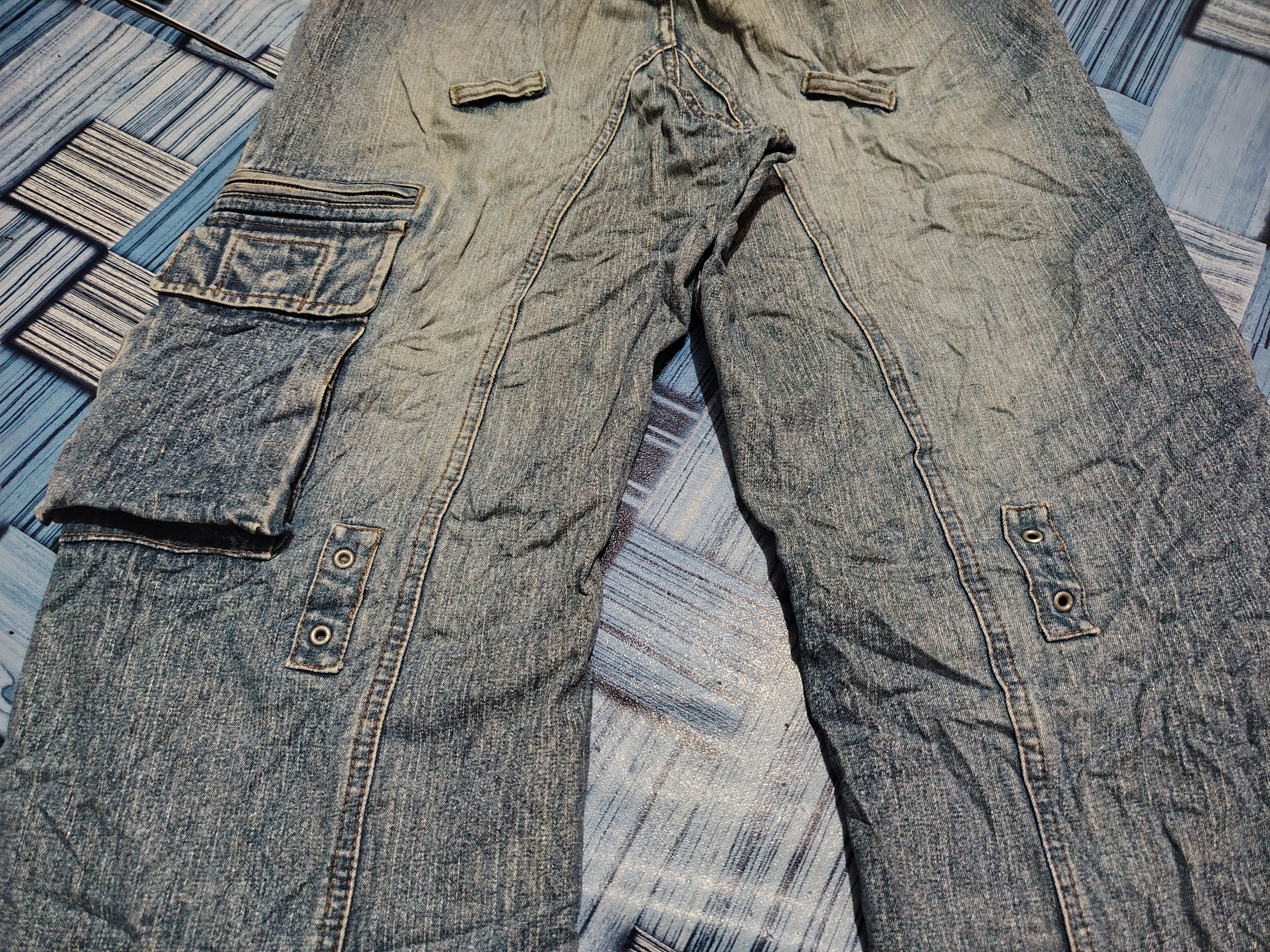 PPFM Japanese PPFM Cargo Tactical Distressed Pants Size US 32 / EU 48 - 19 Thumbnail