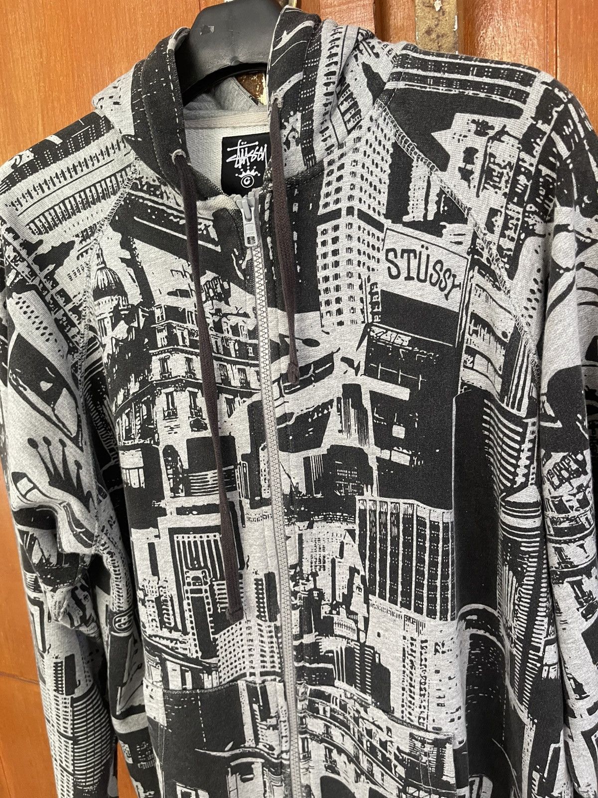 Stussy Stussy City Escape Zip Hoodie Size US L / EU 52-54 / 3 - 3 Thumbnail