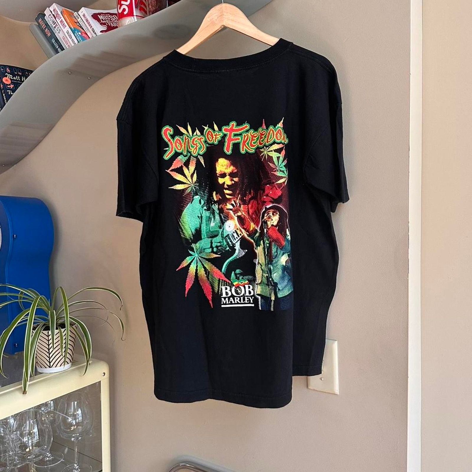 Band Tees × Vintage Vintage Bob Marley Rap Tee Size US XL / EU 56 / 4 - 6 Thumbnail