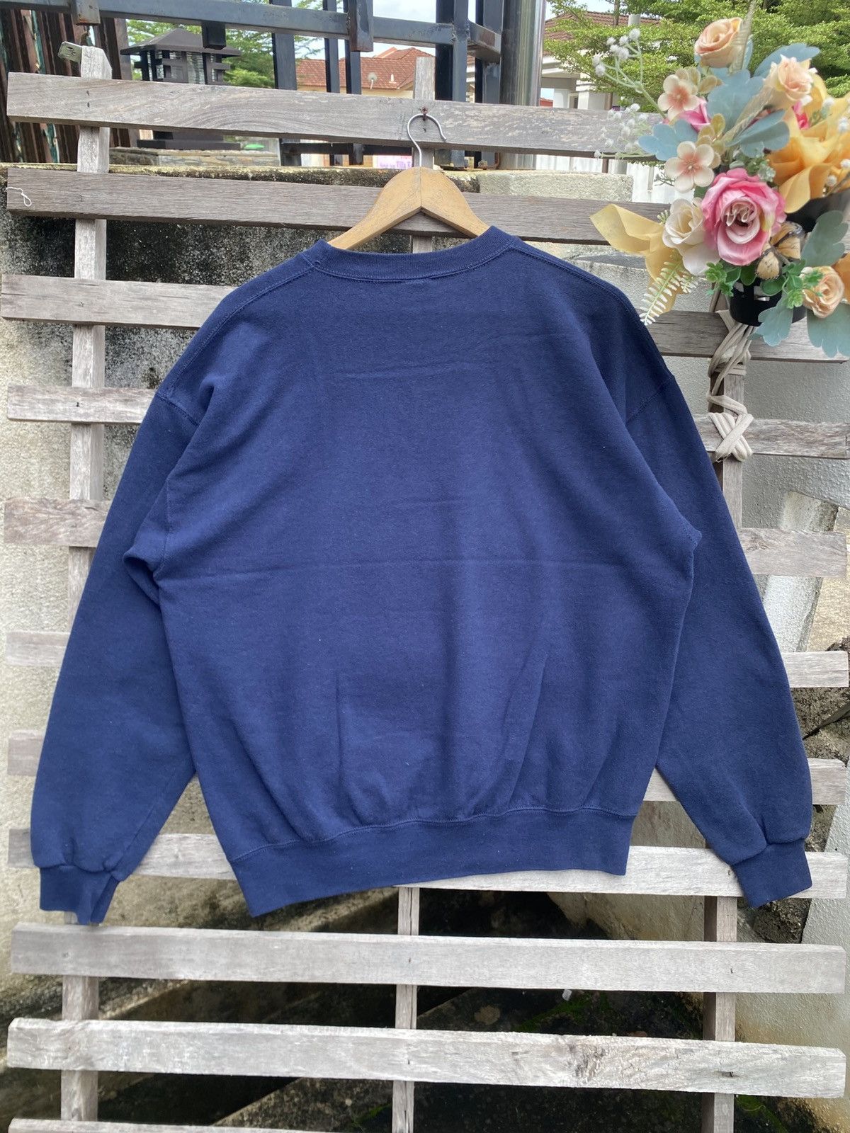 Vintage Vintage SOFFE Navy Sweatshirt Usa Made Size US L / EU 52-54 / 3 - 4 Thumbnail