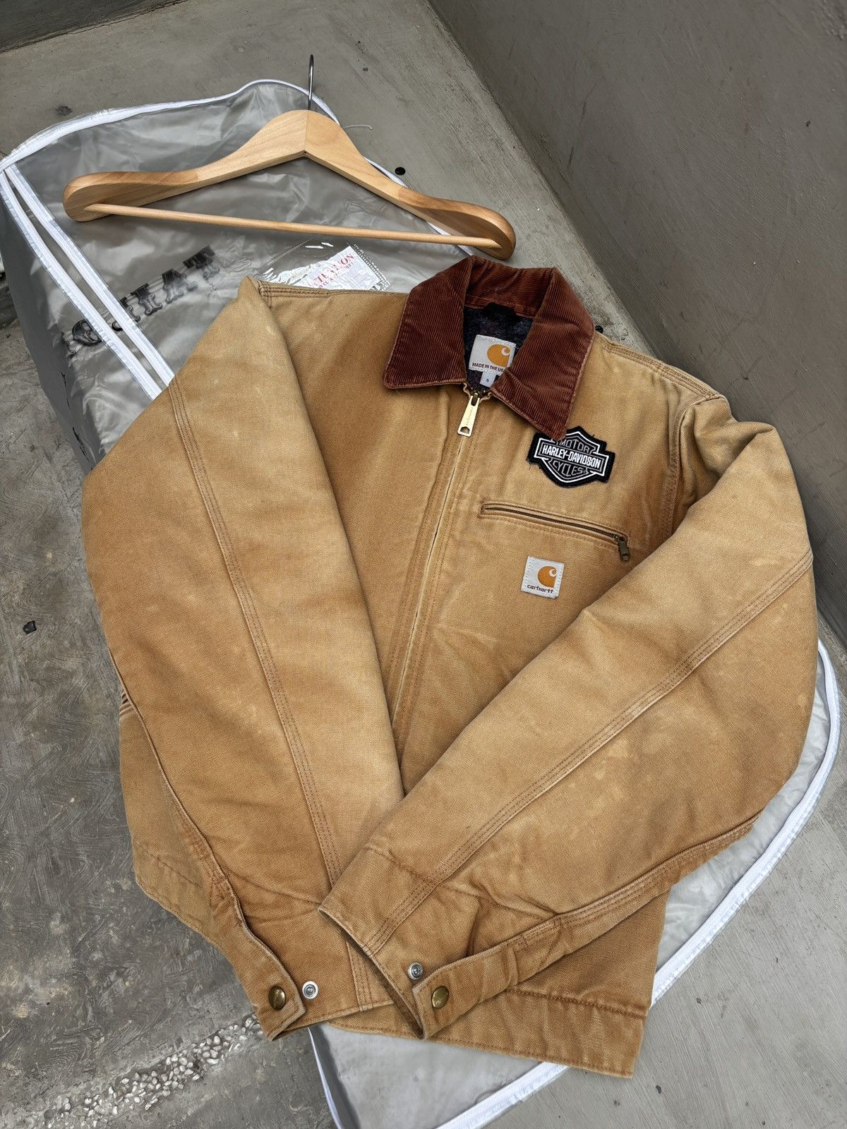 Carhartt Carhartt Detroit J001 BRN 2015 Sunfaded Made In The Usa Size US S / EU 44-46 / 1 - 11 Thumbnail