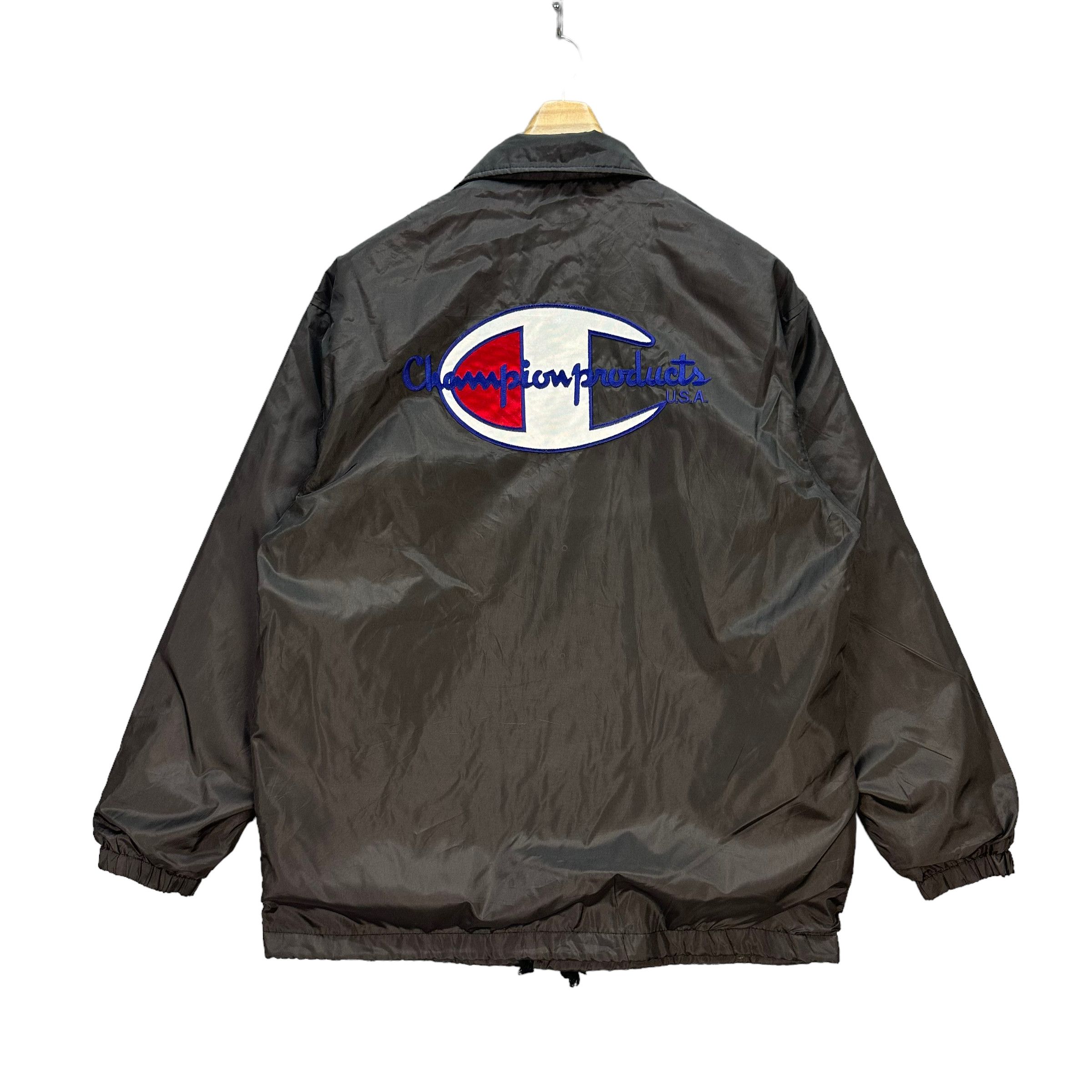 Champion CHAMPION PRODUCTS EMBROIDERY BIG LOGO COACH JACKET #7603-157 Size US M / EU 48-50 / 2 - 1 Thumbnail