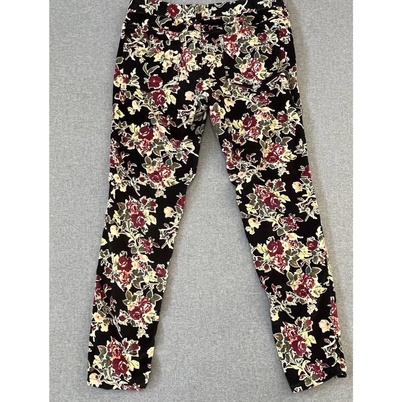 Under Armour Free People Floral Corduroy Pants jeans Casual Everyday Size 28" / US 6 / IT 42 - 2 Thumbnail