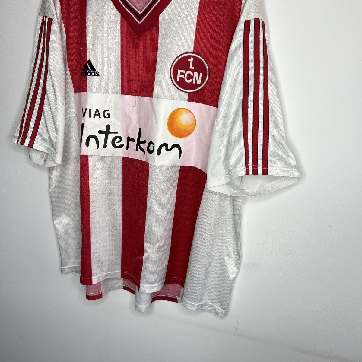 Adidas × Vintage Vintage adidas Fcn 1 nurnberg jersey kit Tshirt Tee Size US XL / EU 56 / 4 - 2 Thumbnail