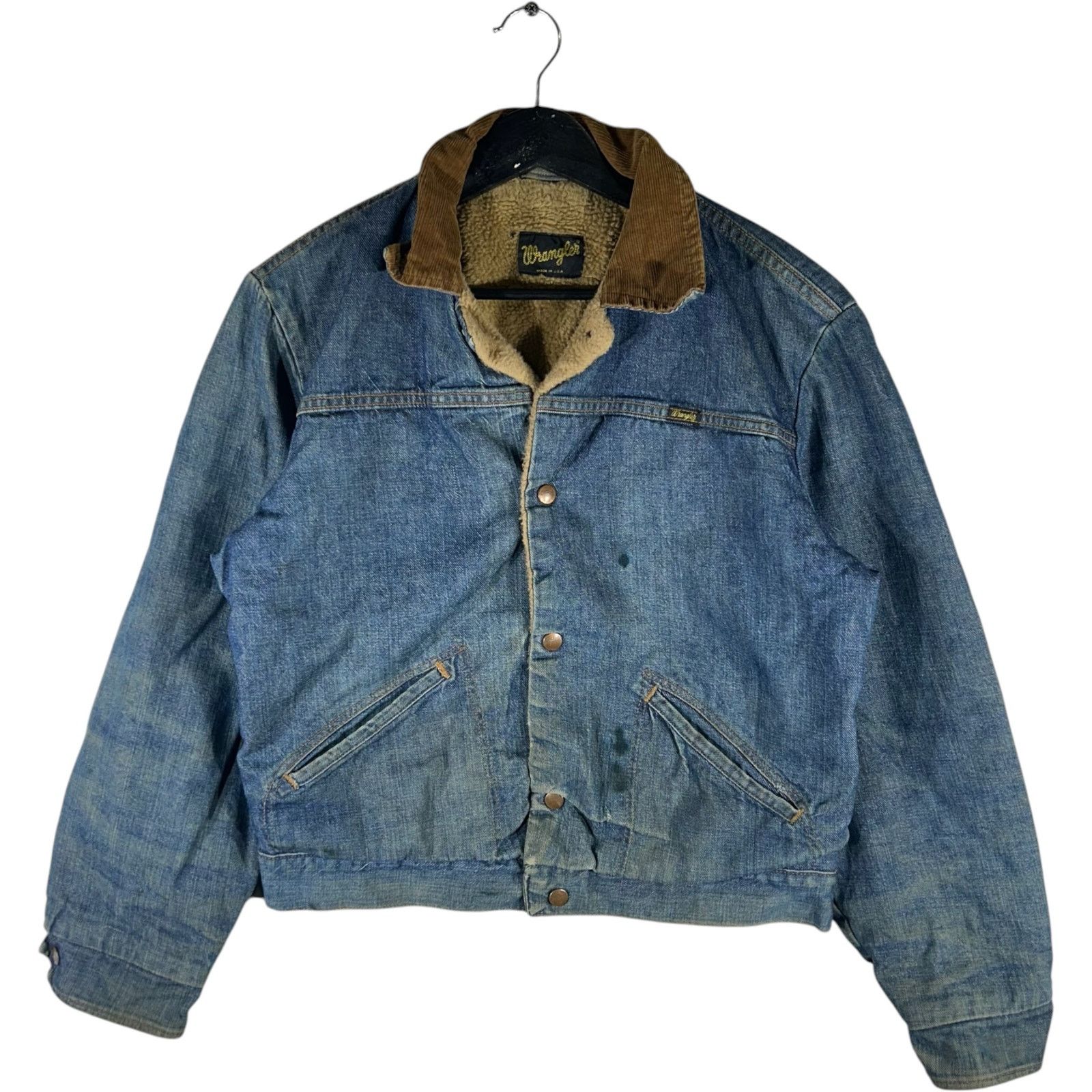 Wrangler Wrangler Sherpa Lined Denim Jacket Size US M / EU 48-50 / 2 - 1 Thumbnail