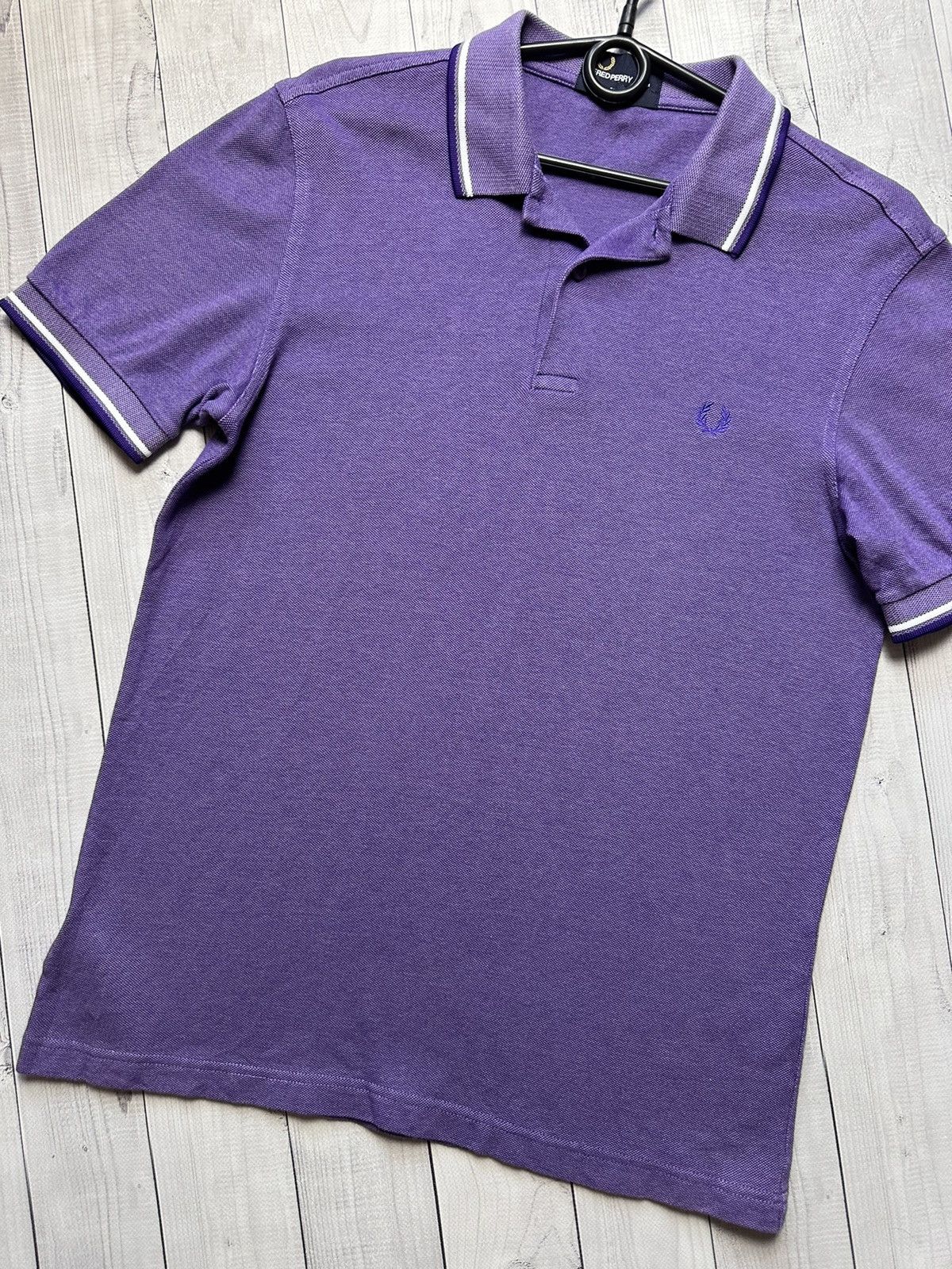 Fred Perry Vintage Fred Perry polo purple size M logo Size US M / EU 48-50 / 2 - 2 Thumbnail